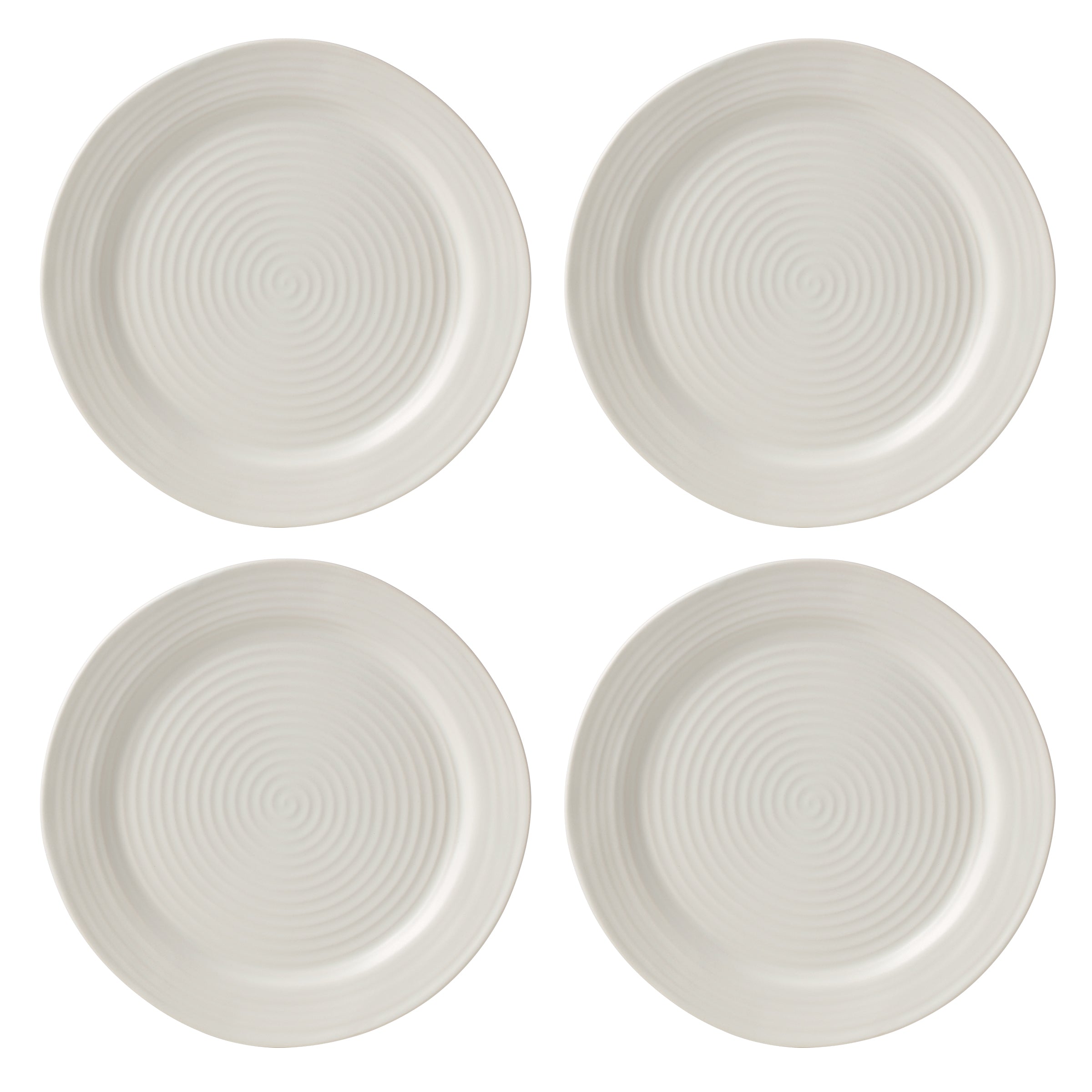 White Dinnerware Set with Ridged Design | Oneida 365 Collection
