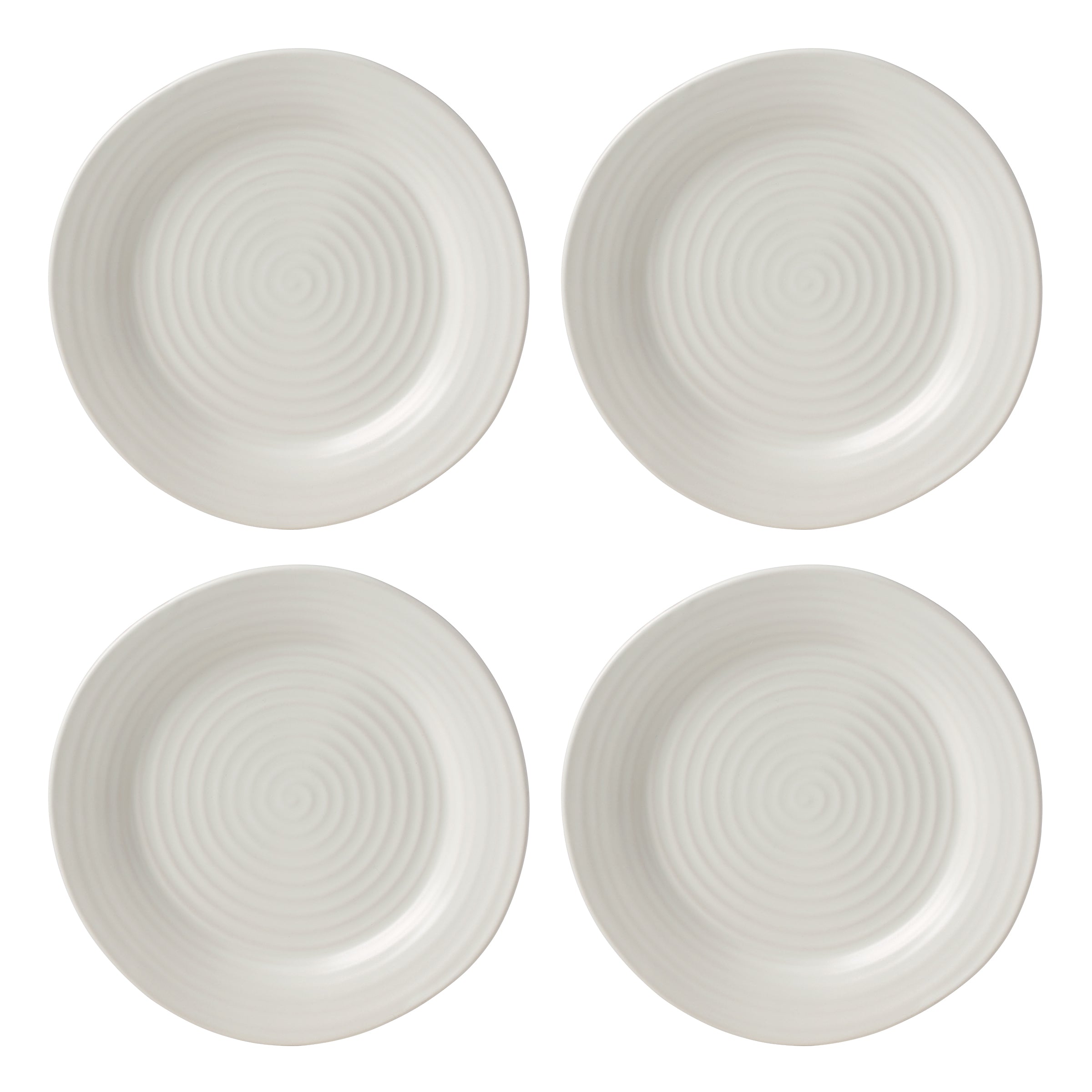White Dinnerware Set with Ridged Design | Oneida 365 Collection