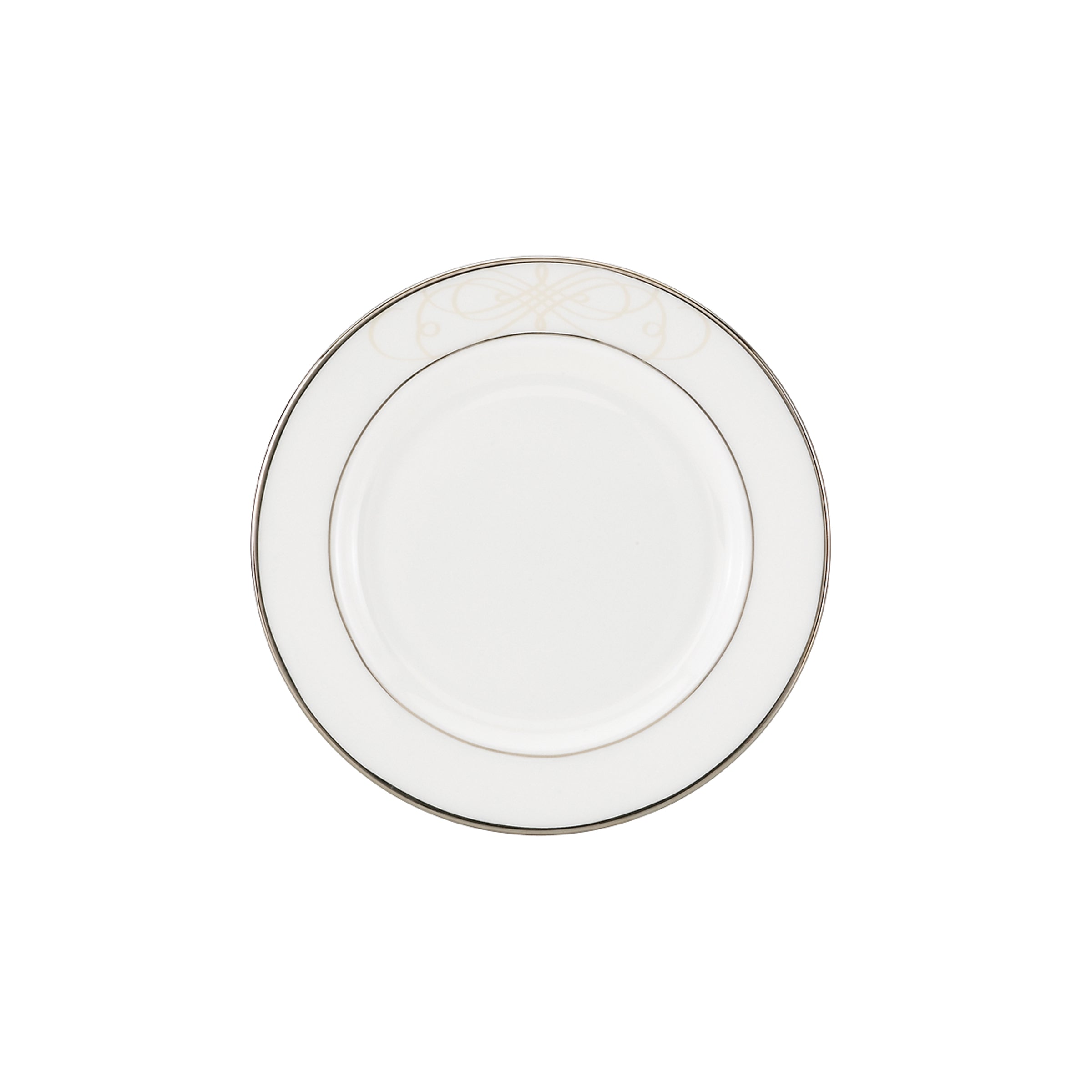Elegant Bone China Butter Plate with Ivory Detailing | Classic Entertaining Serveware