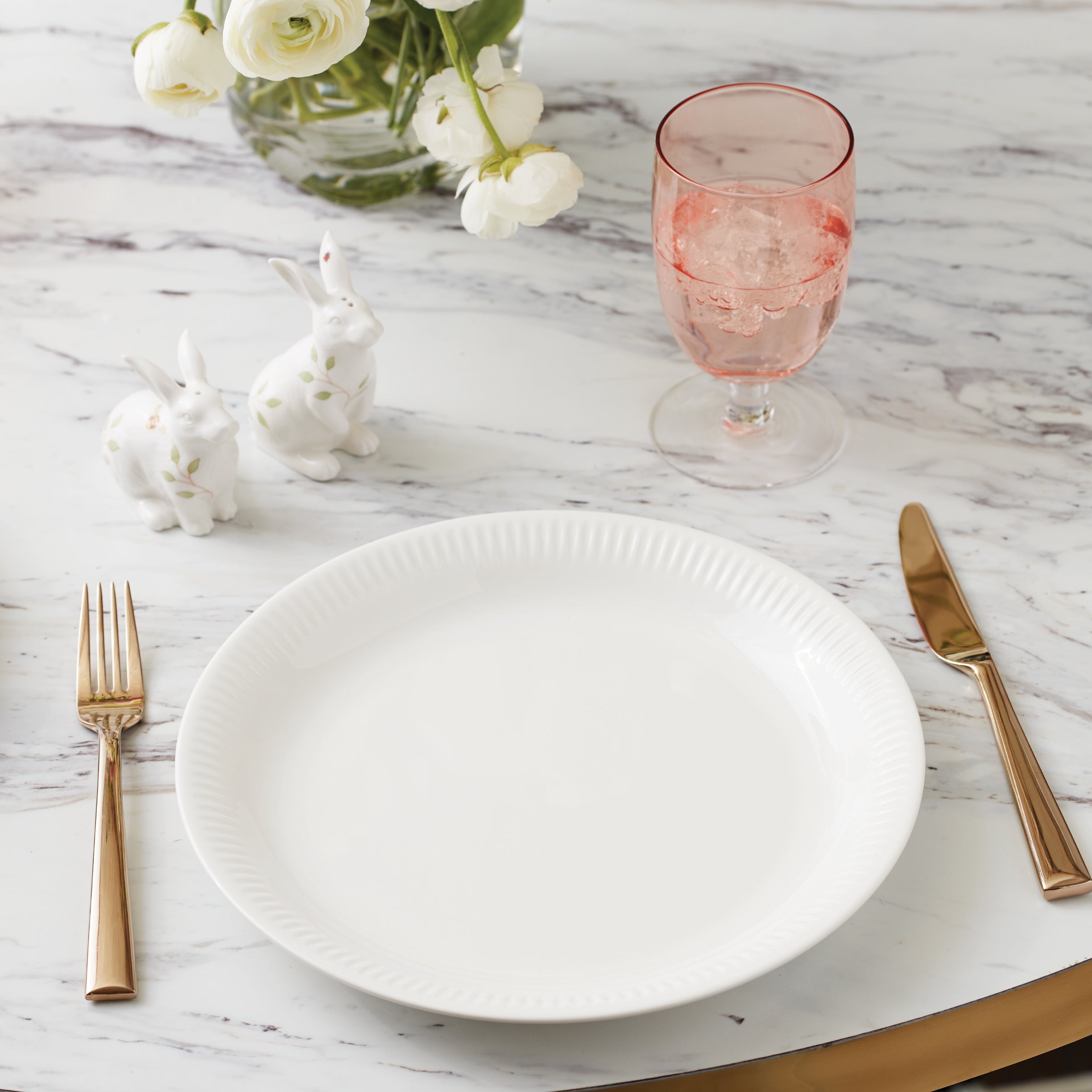White Porcelain Accent Plates - Set of 4 | Lenox Profile