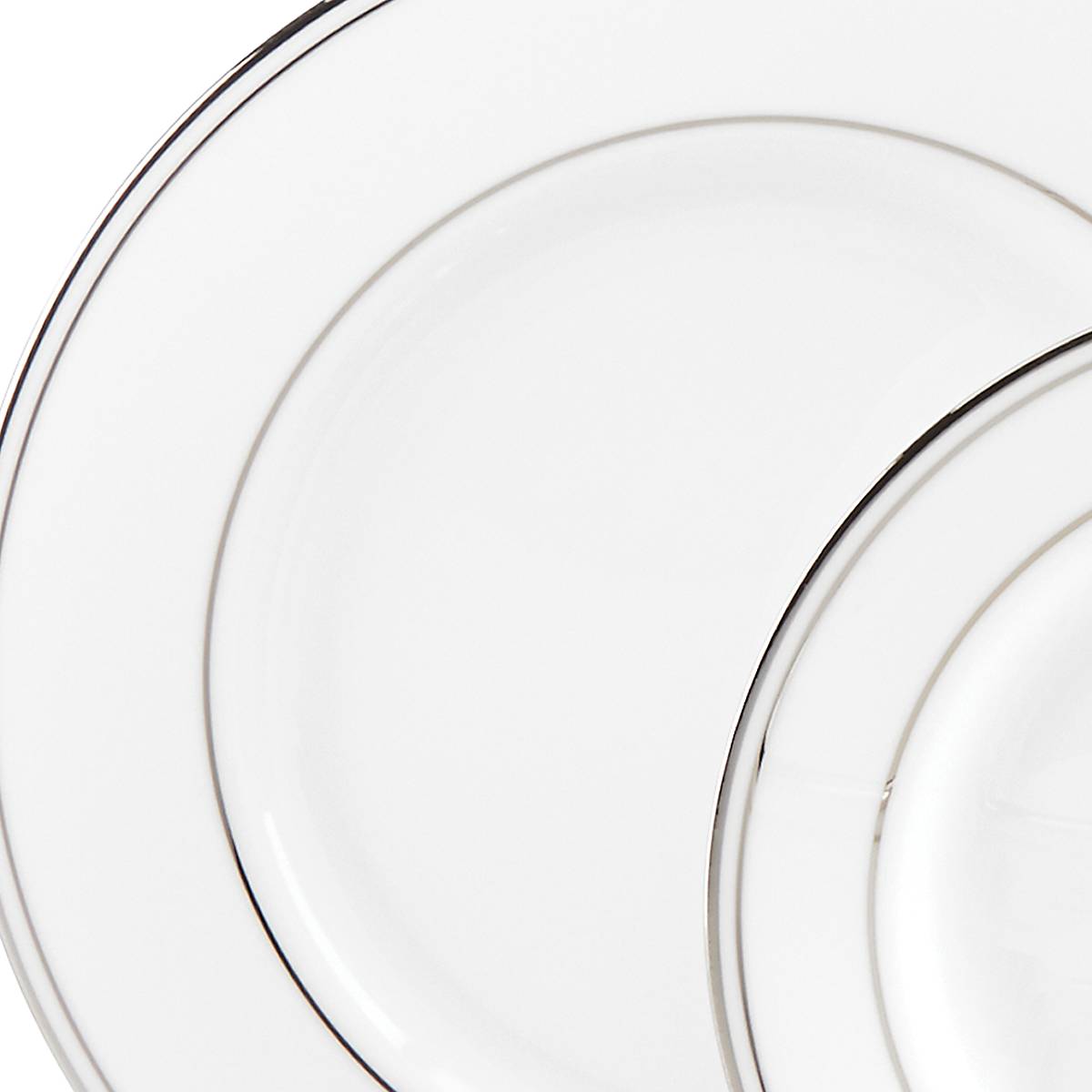Platinum Accent Porcelain 5-Piece Place Setting | Federal