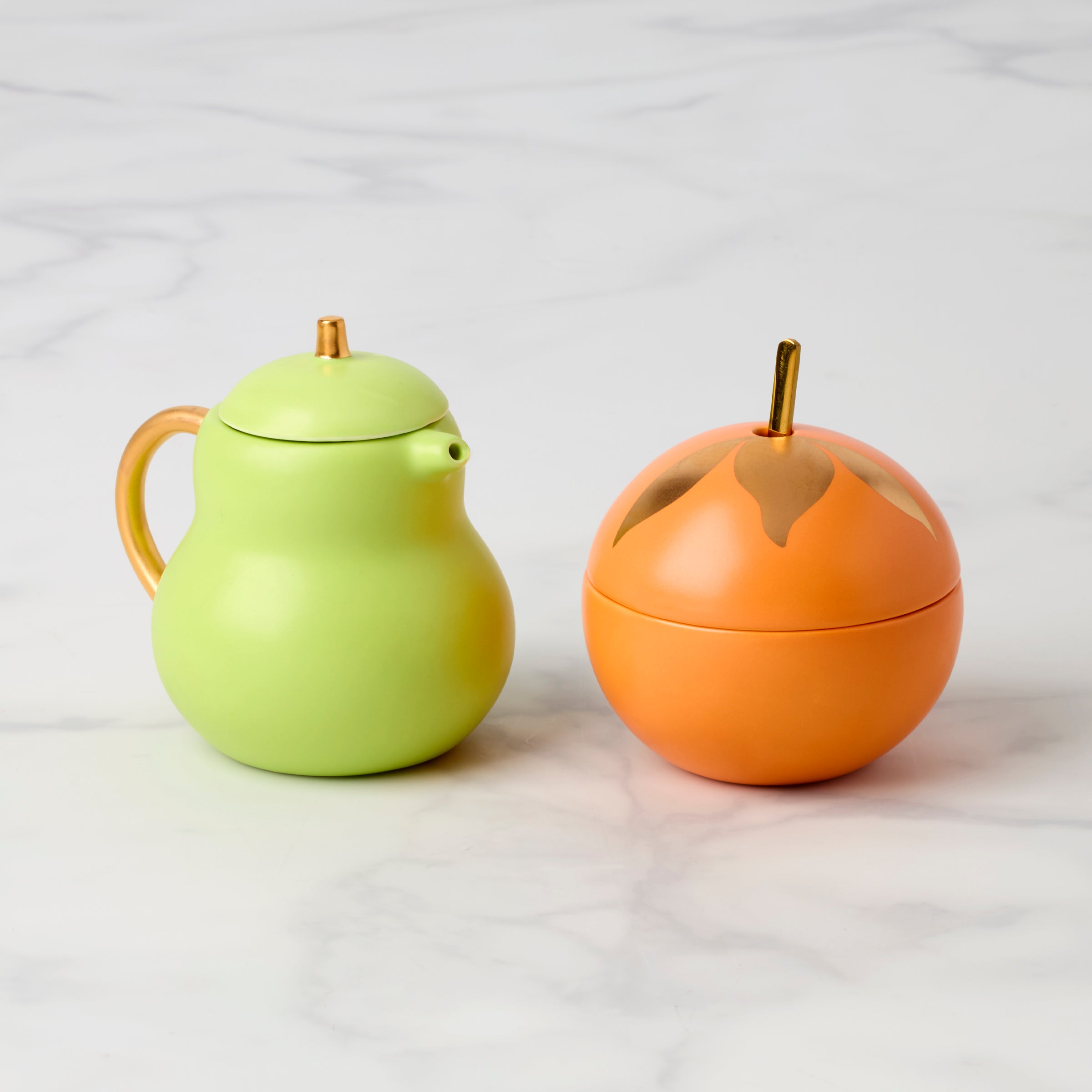 Pear & Orange Sugar & Creamer Set | Tutti Fruity by Kate Spade