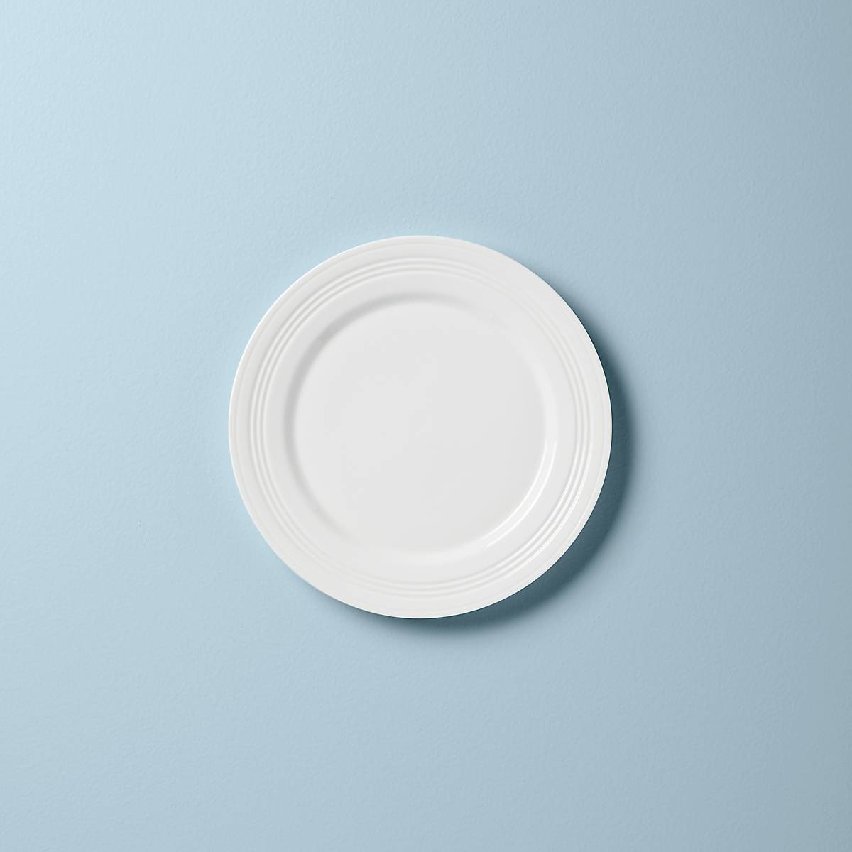 Porcelain Dinner Plate with Corrugated Design | Tin Can Alley