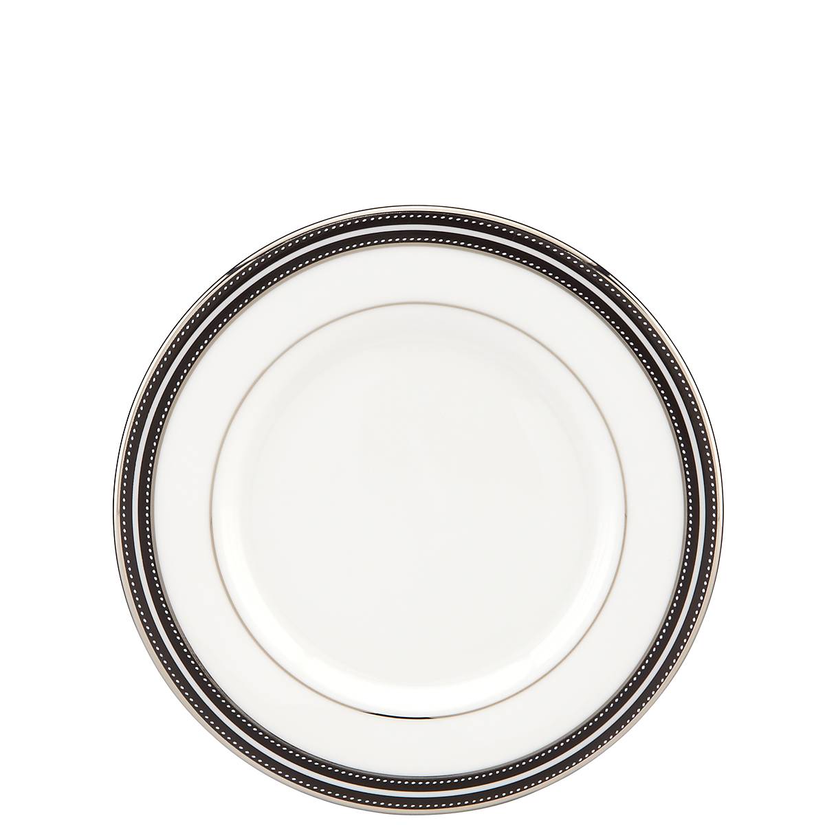 Bone China Saucer with Platinum Details | Kate Spade New York Union Street