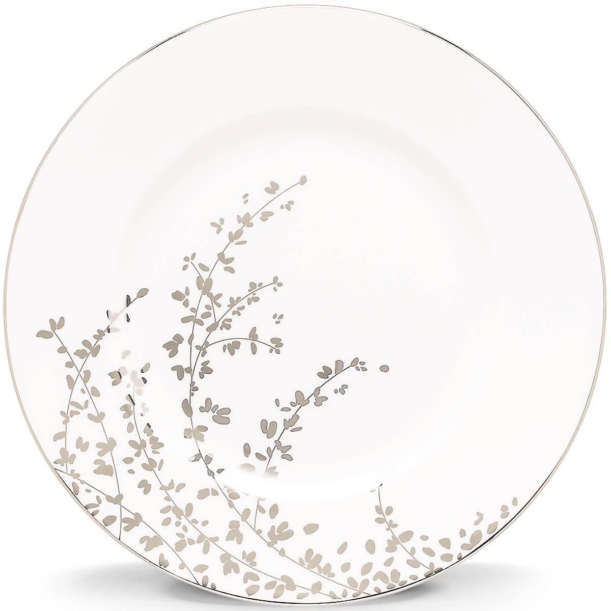 Platinum Accent Dinner Plate | Kate Spade Gardner Street