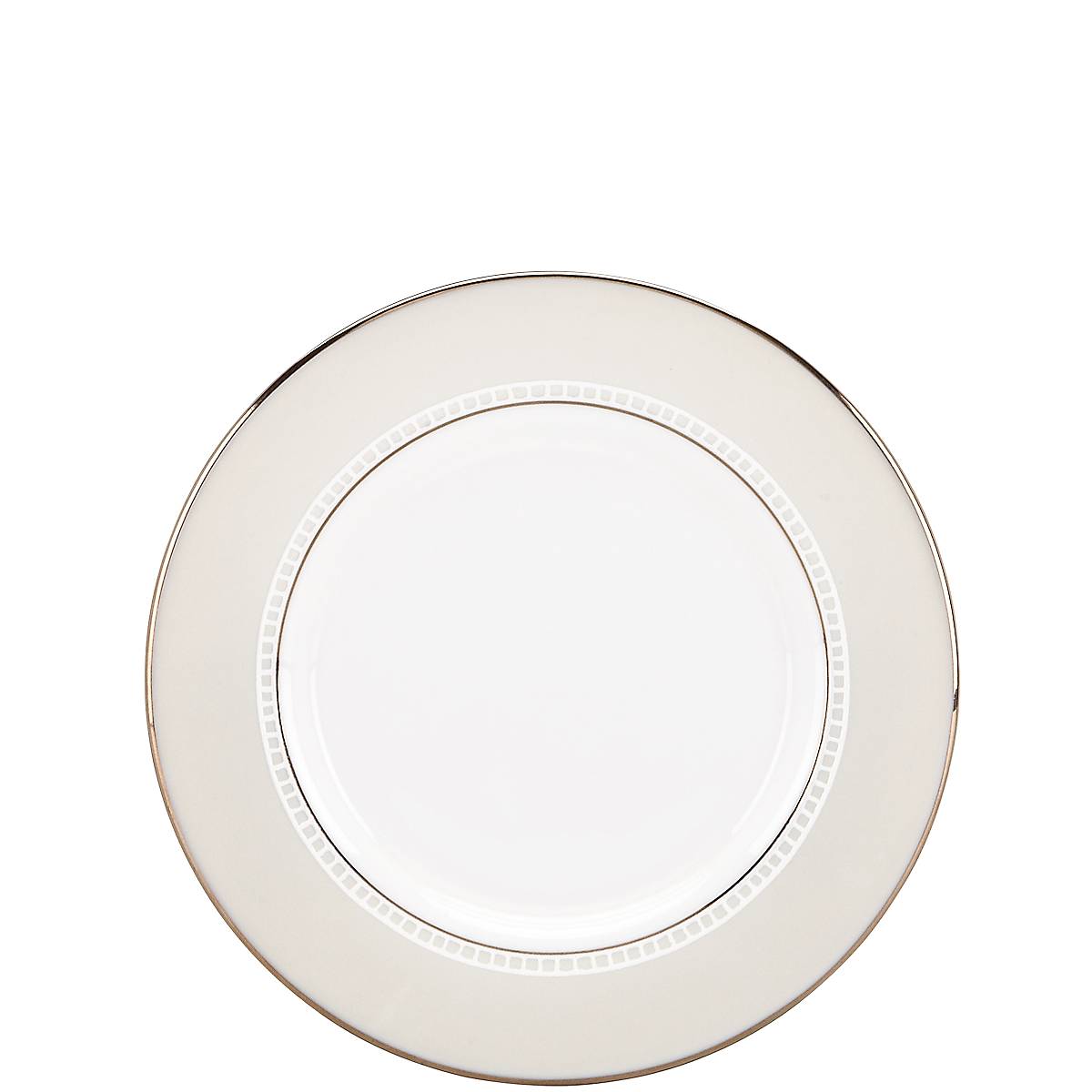 White Bone China Saucer with Chantilly Lace Design | Chapel Hill