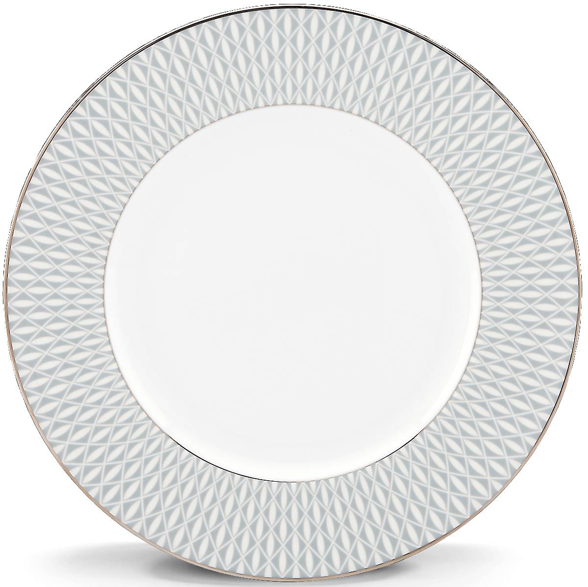 Platinum-Banded Bone China Dinner Plate | Mercer Drive by Kate Spade