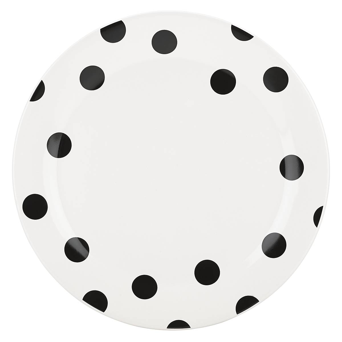 Polka Dot Ceramic Dinner Plate for Table Setting | Kate Spade