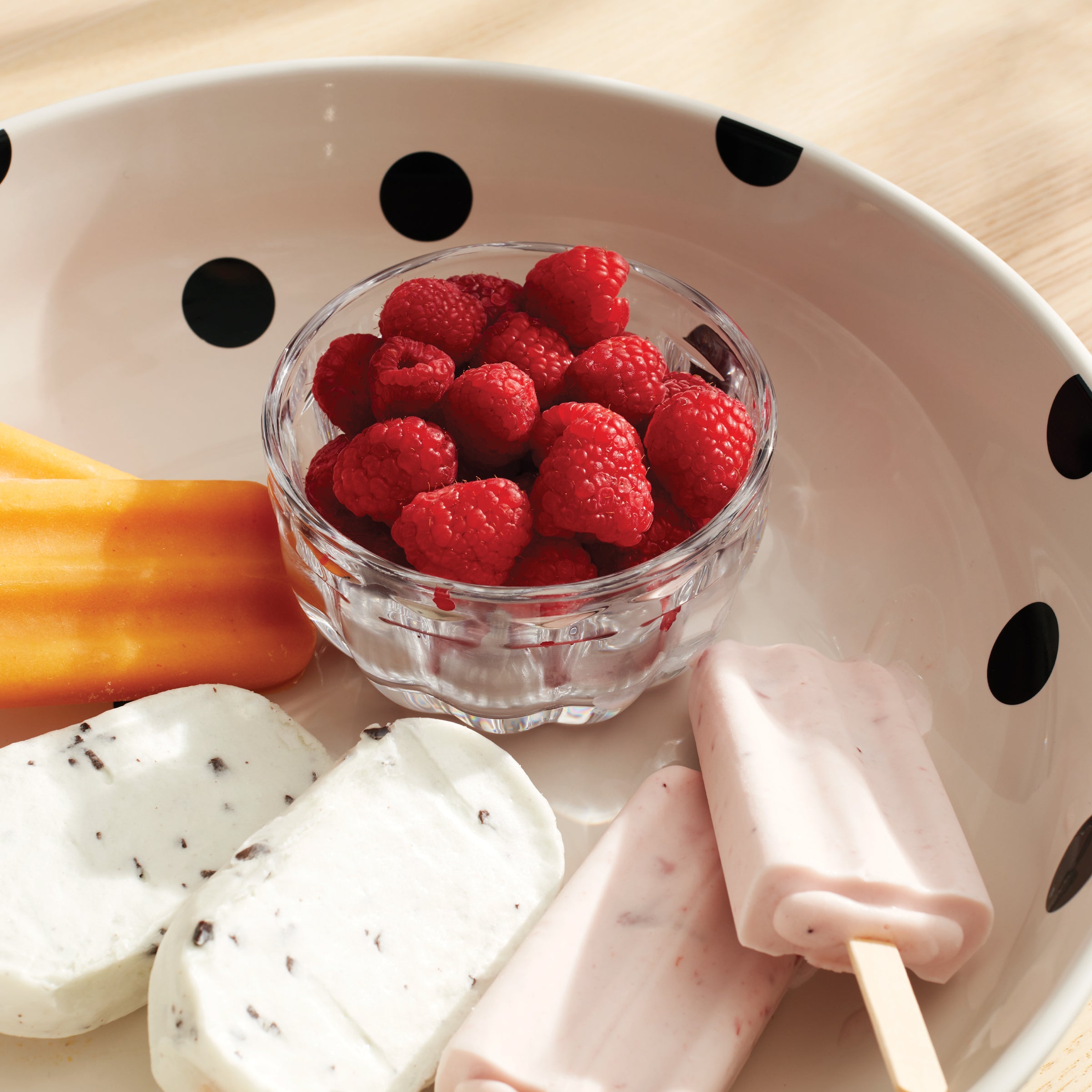 Polka Dot Ceramic Salad Bowl for Dining | Kate Spade Deco Dot