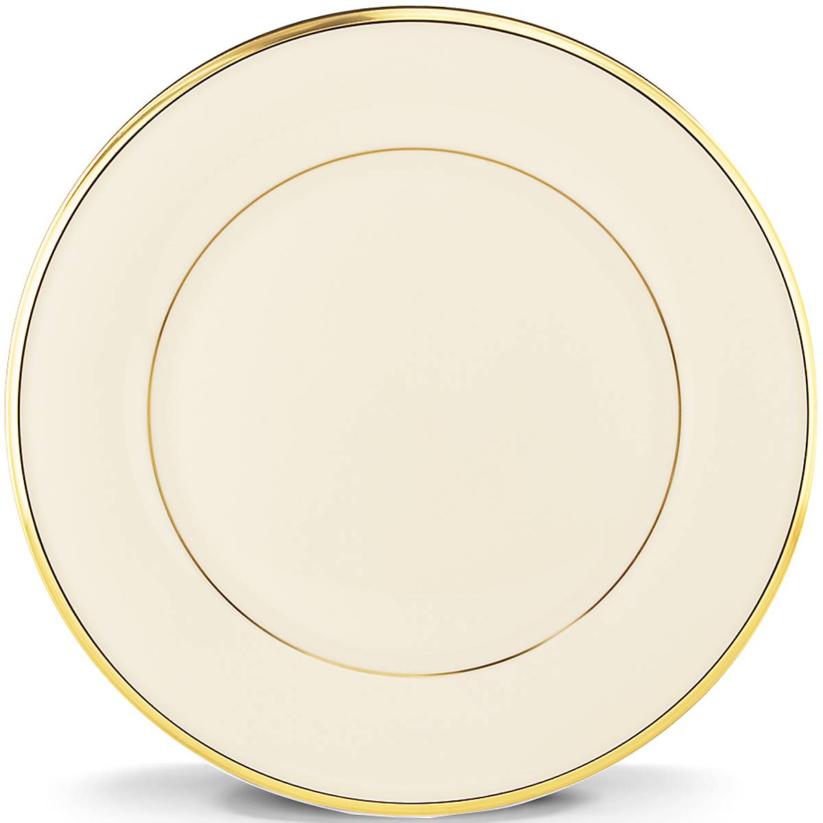 Porcelain Dinner Plate with Gold Accents | Eternal Collection