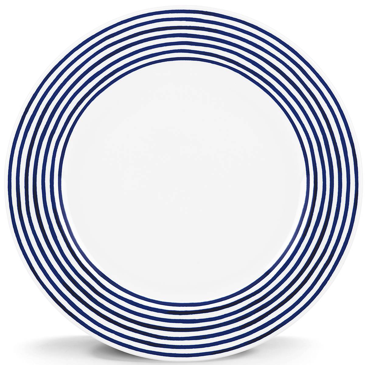 Blue Accented Ceramic Dinner Plate | Microwave & Dishwasher Safe | Charlotte Street East