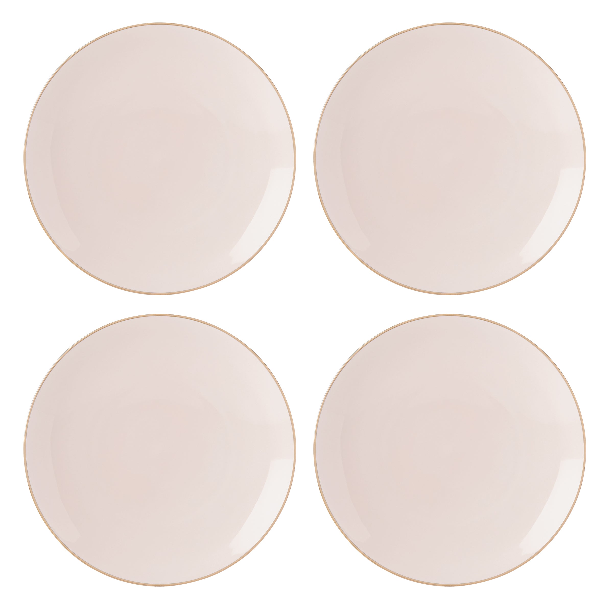 Coupe Dinner Plates Set of 4 - Microwave & Dishwasher Safe | Trianna