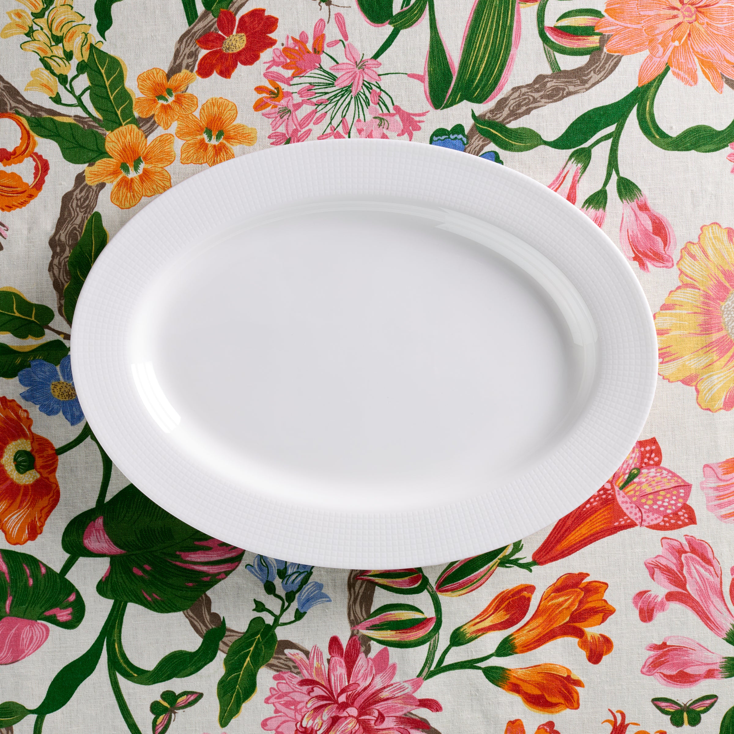 Elegant White Hors d'Oeuvres Tray for Entertaining | Tuscany Classics