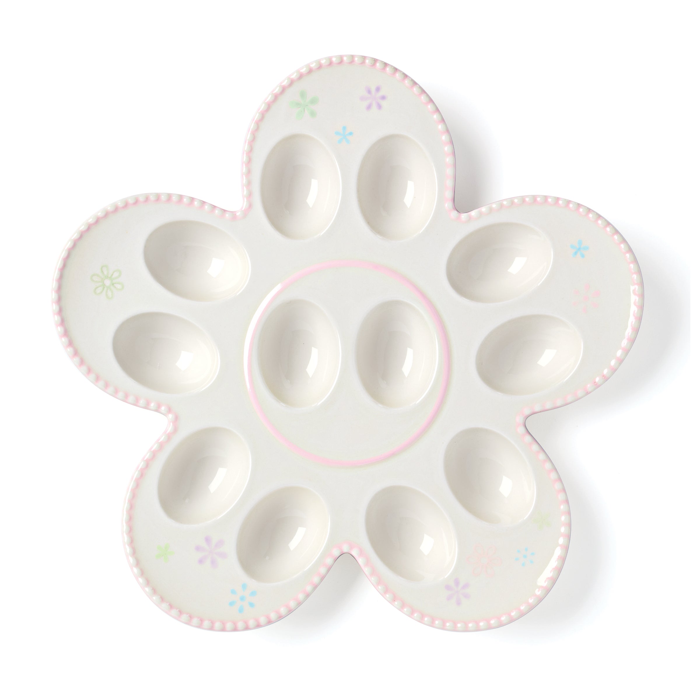 Easter Egg Platter with Bunny Design for Spring Celebrations | Bunny Hop