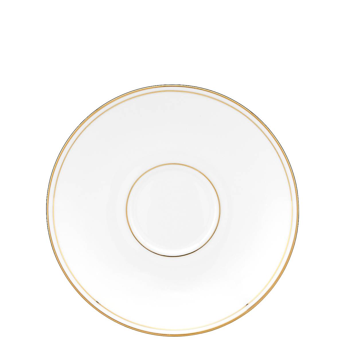 24K Gold Porcelain Tea Saucer | Federal Gold Saucer