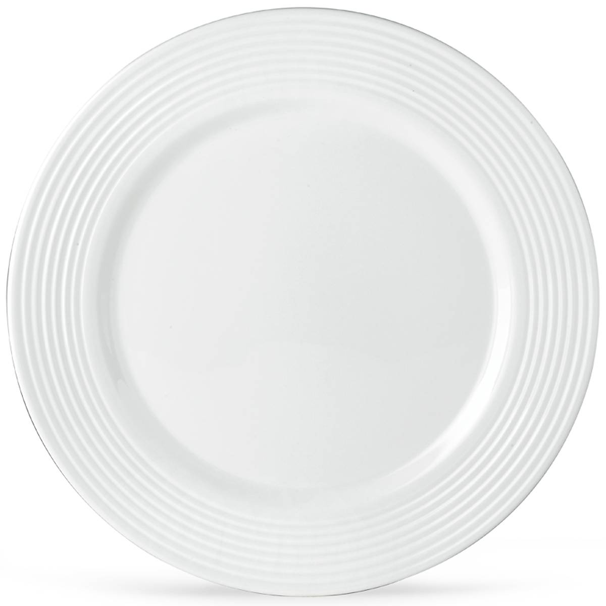 Porcelain Dinner Plate with Corrugated Design | Tin Can Alley Seven°