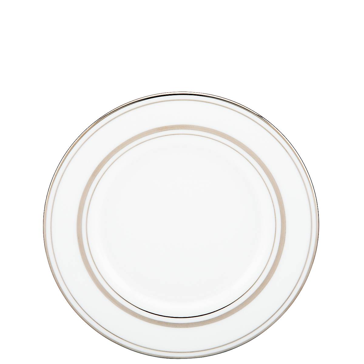 Platinum Accent Bone China Saucer | Kate Spade Library Lane