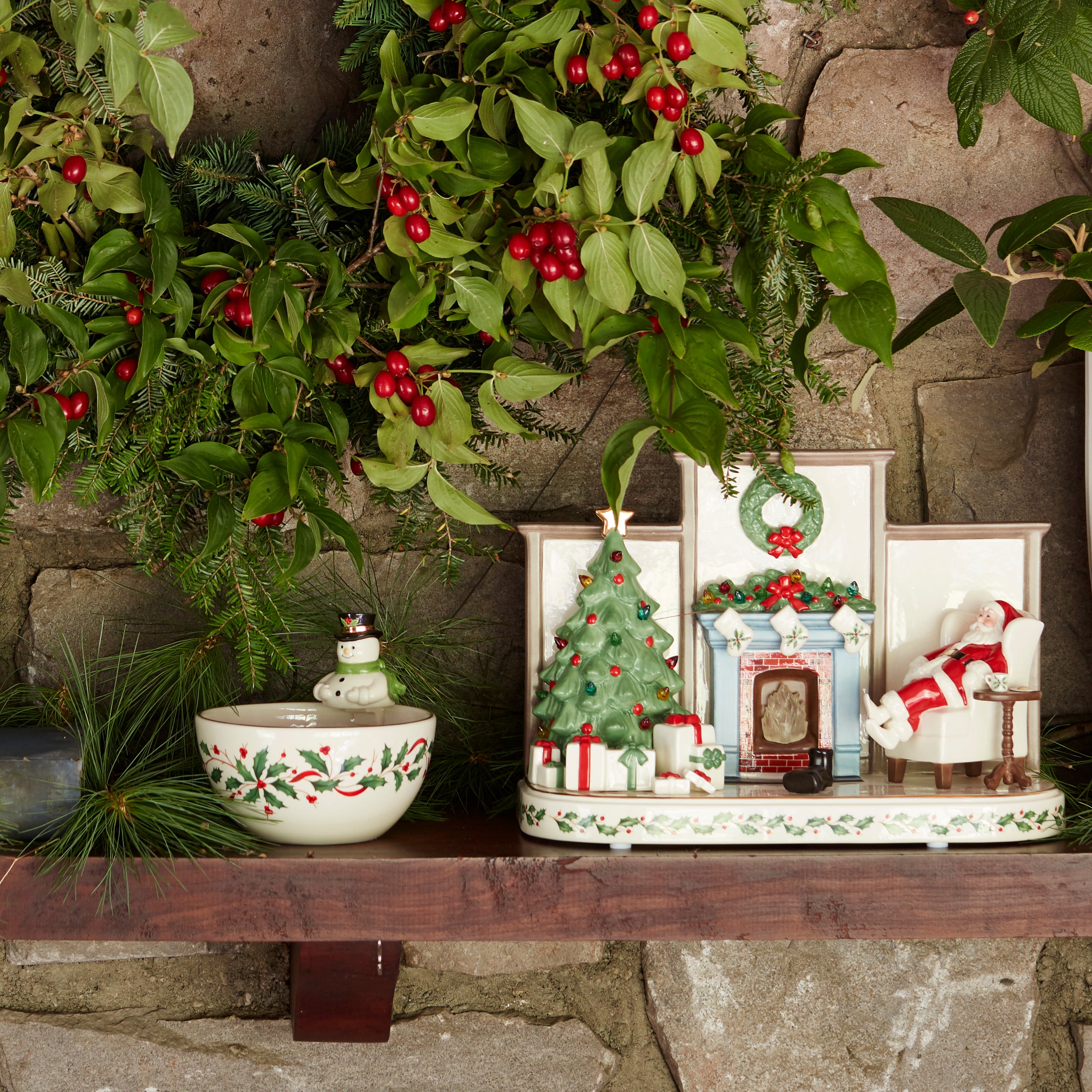Holiday Snowman Candy Bowl for Christmas Treats | Festive Serving Dish