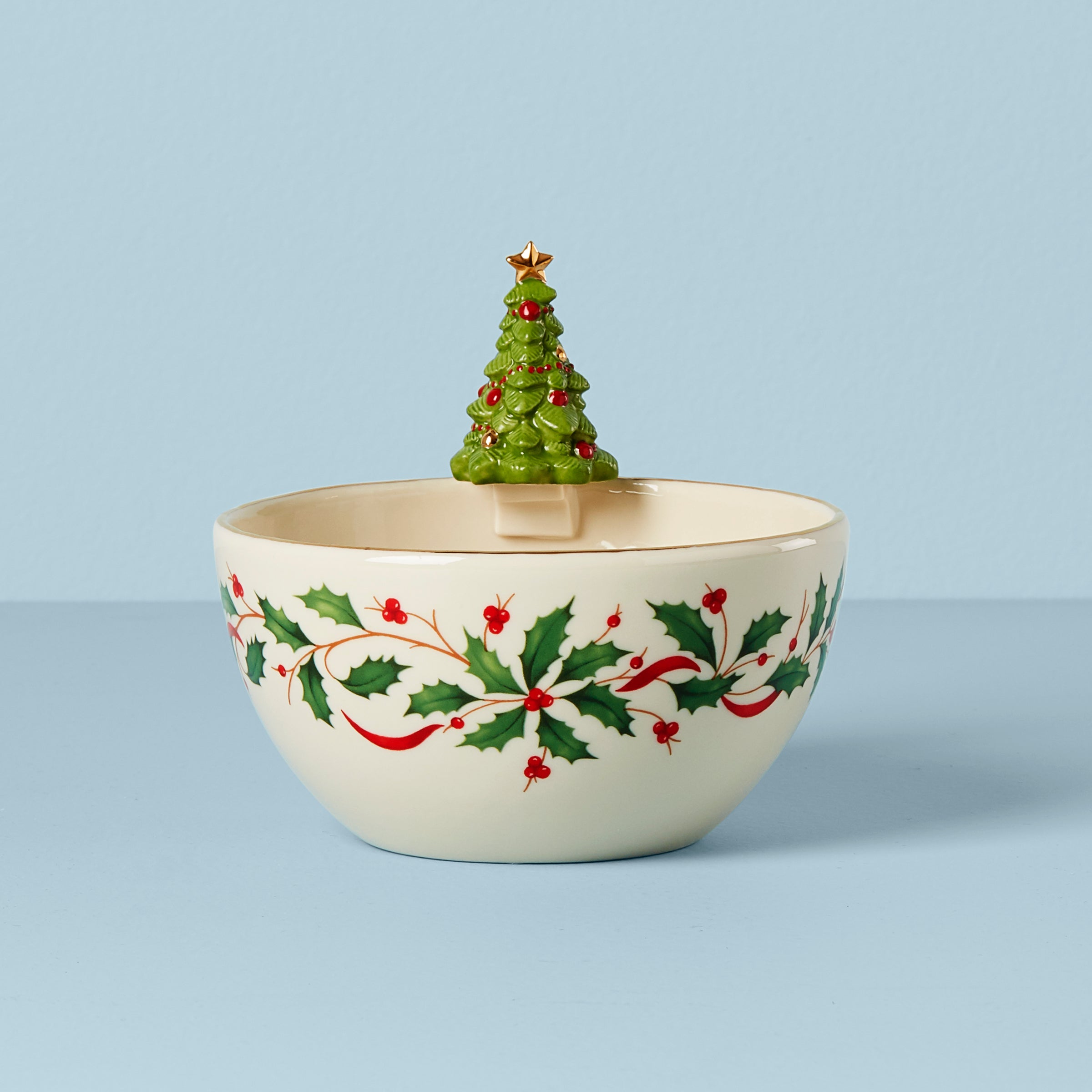 Holiday Candy Bowl for Christmas Treats | Festive Tree Design