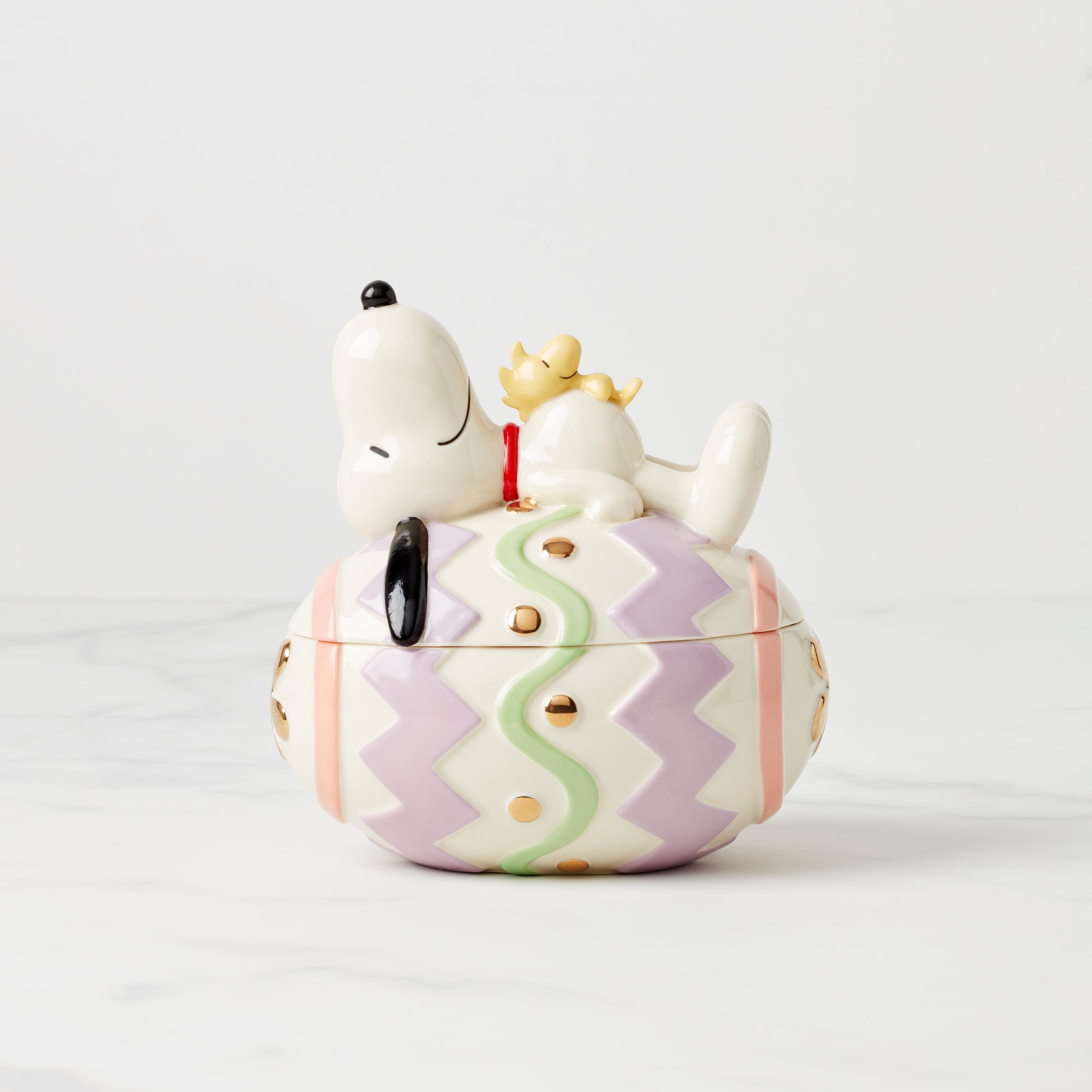 Easter Candy Dish with Snoopy & Woodstock | Peanuts Decor