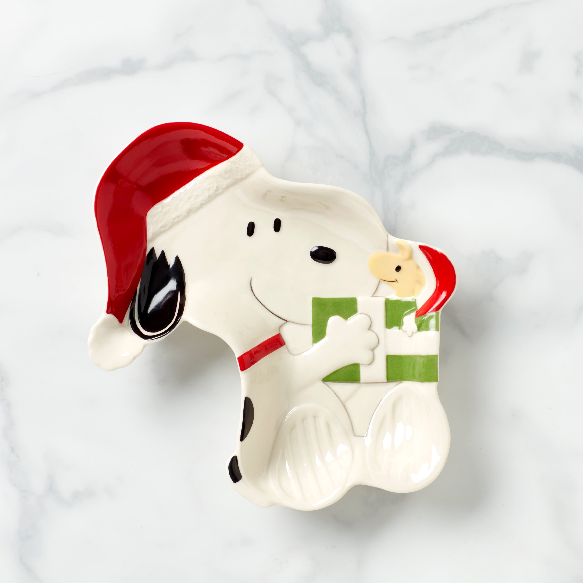 Snoopy Christmas Candy Dish with Woodstock | Peanuts Holiday Decor