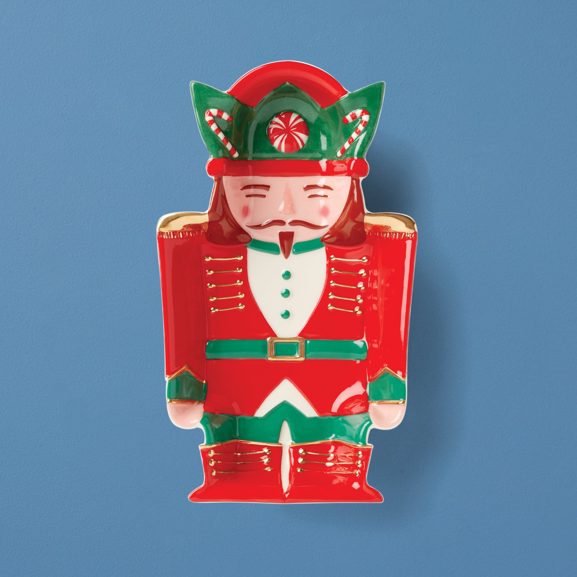 Nutcracker Treat Dish for Holiday Desserts | Festive Dinnerware