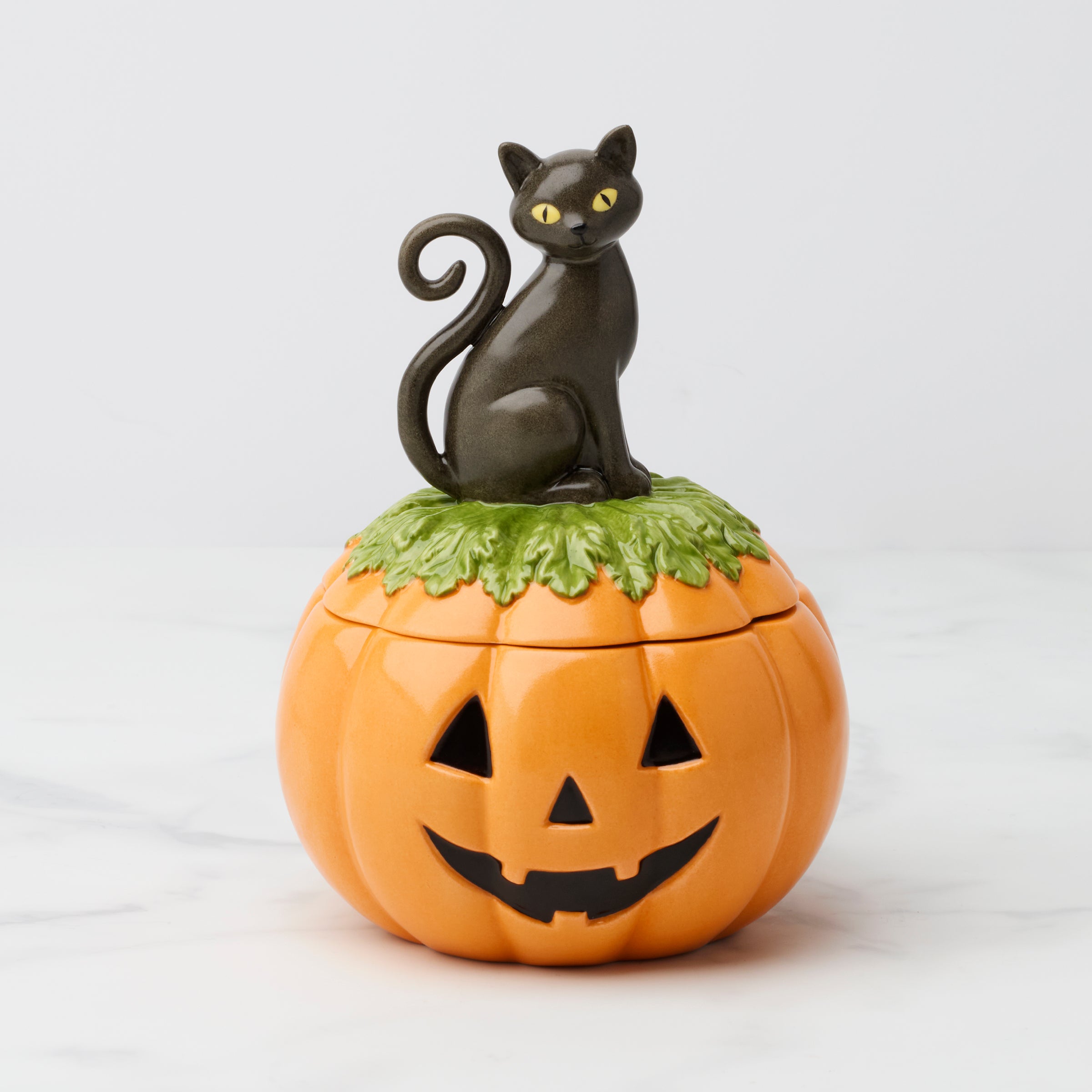 Haunted Halloween Candy Jar with Lid | Spooky Treat Container