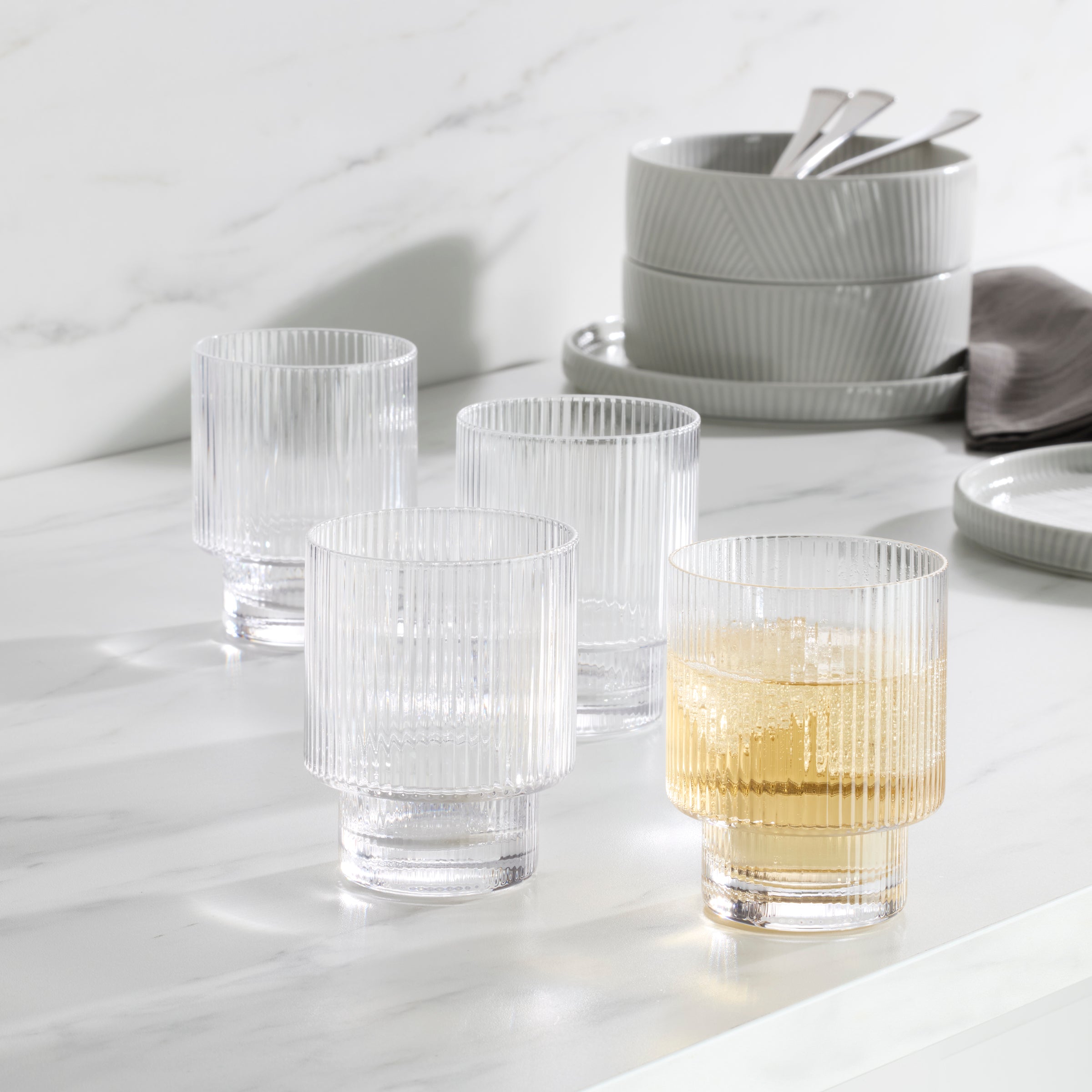Stackable Zen-Inspired Tumblers - Set of 4 | Modulus Vapor