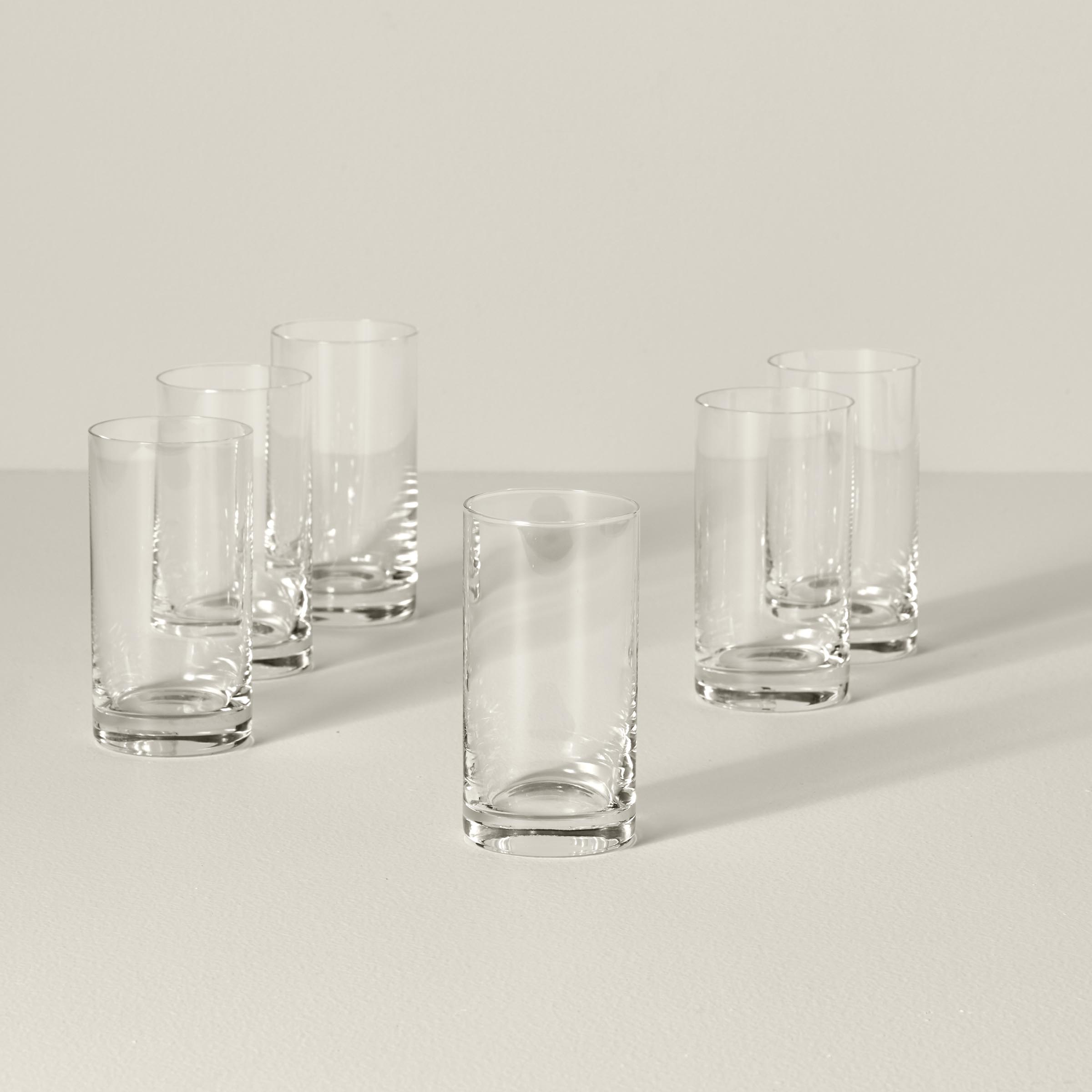 European Glass Juice Glasses Set of 6 | Tuscany Classics