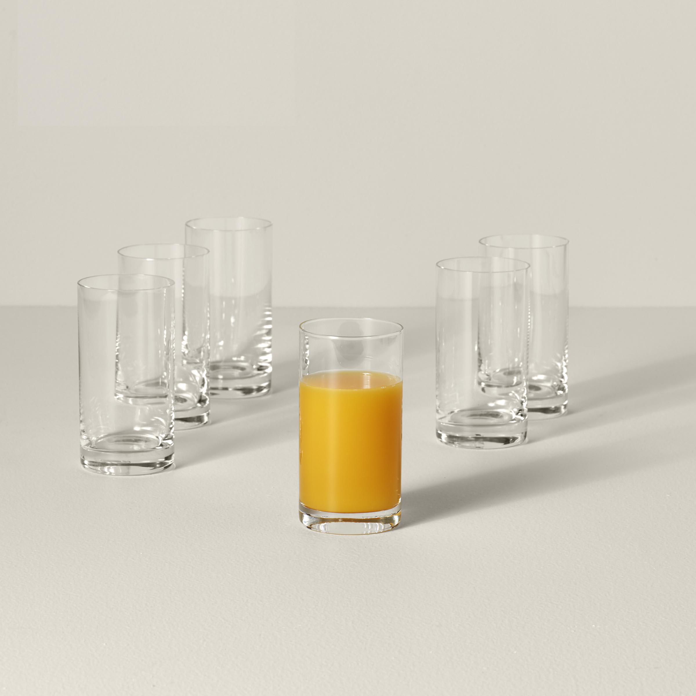 European Glass Juice Glasses Set of 6 | Tuscany Classics