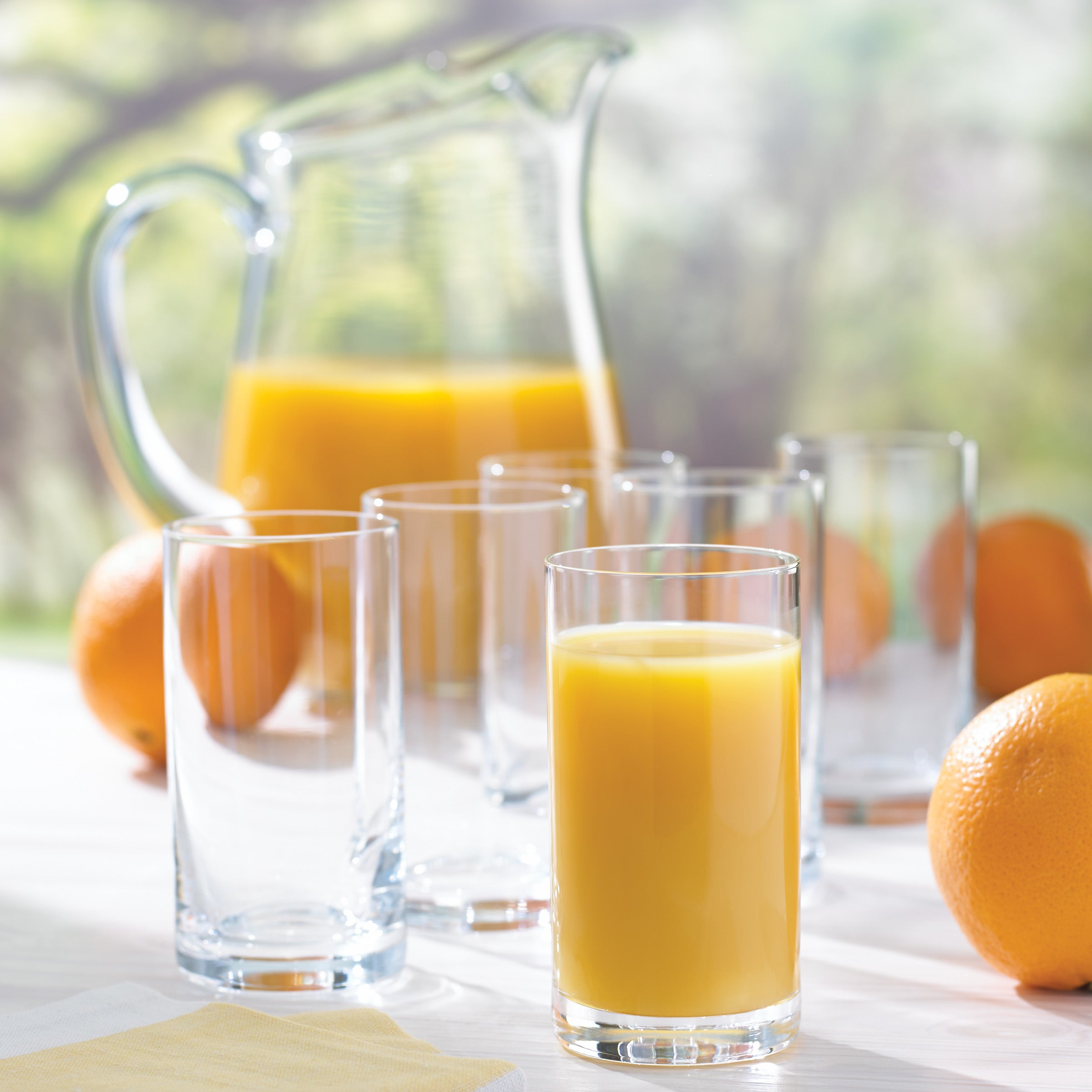 European Glass Juice Glasses Set of 6 | Tuscany Classics