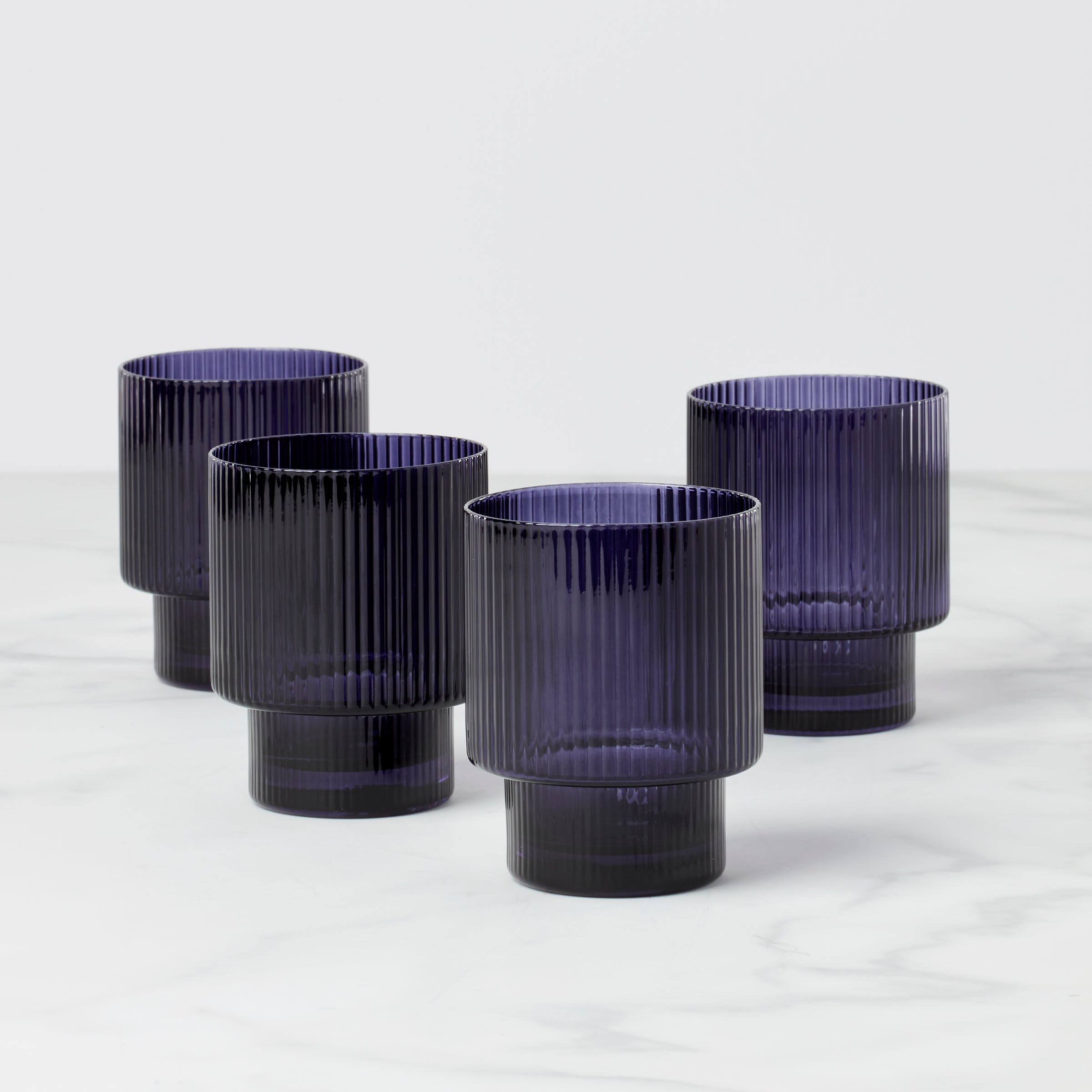 Stackable Zen Garden Tumblers - Set of 4 | Modulus Nightshade