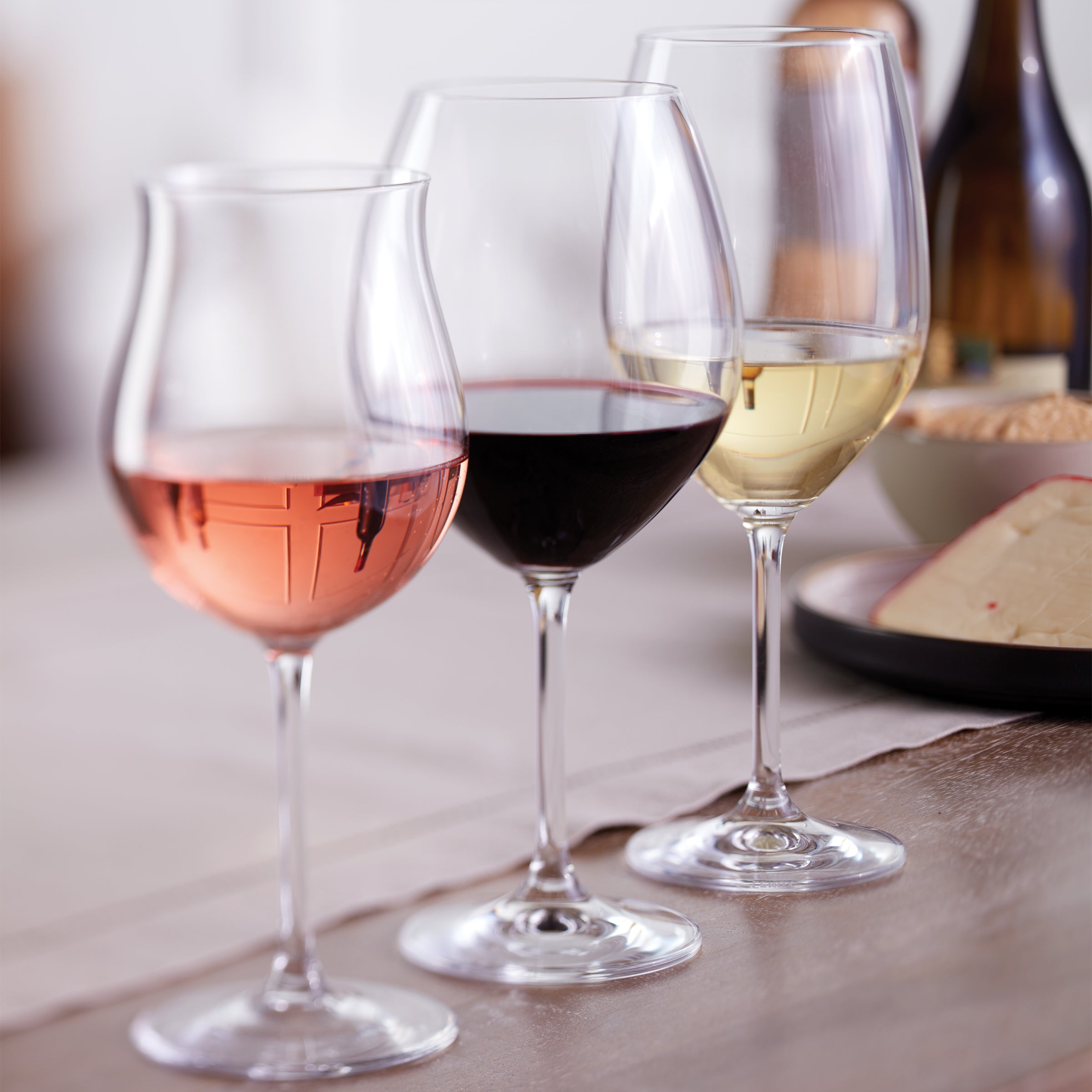 White Wine Glasses Set of 6 - Durable & Dishwasher Safe | Tuscany Classics