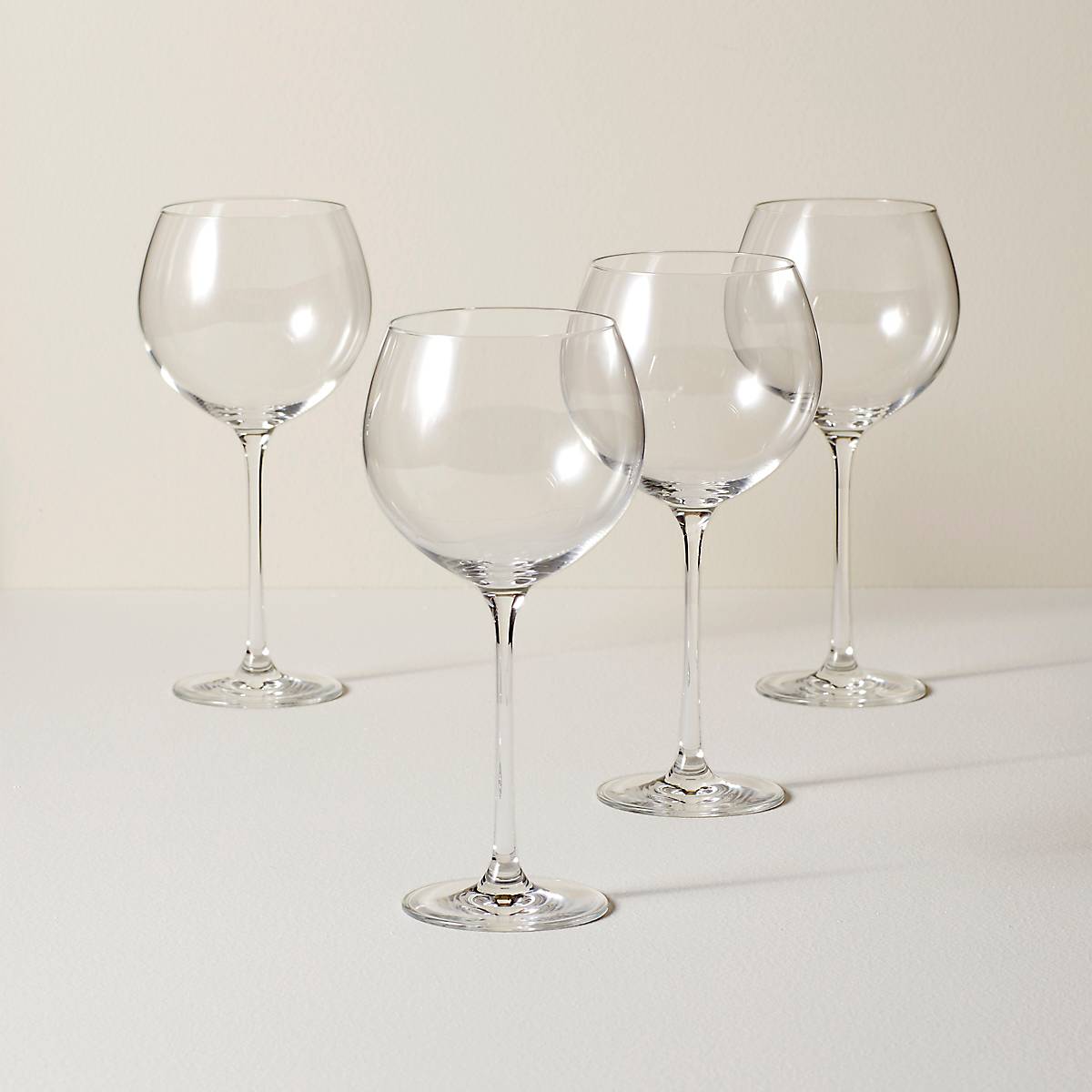 Beaujolais Wine Glasses Set of 4 - Handcrafted Crystal | Tuscany Classics