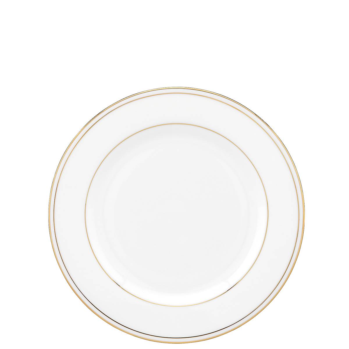 24K Gold Accented Porcelain Bread Plate | Federal Gold