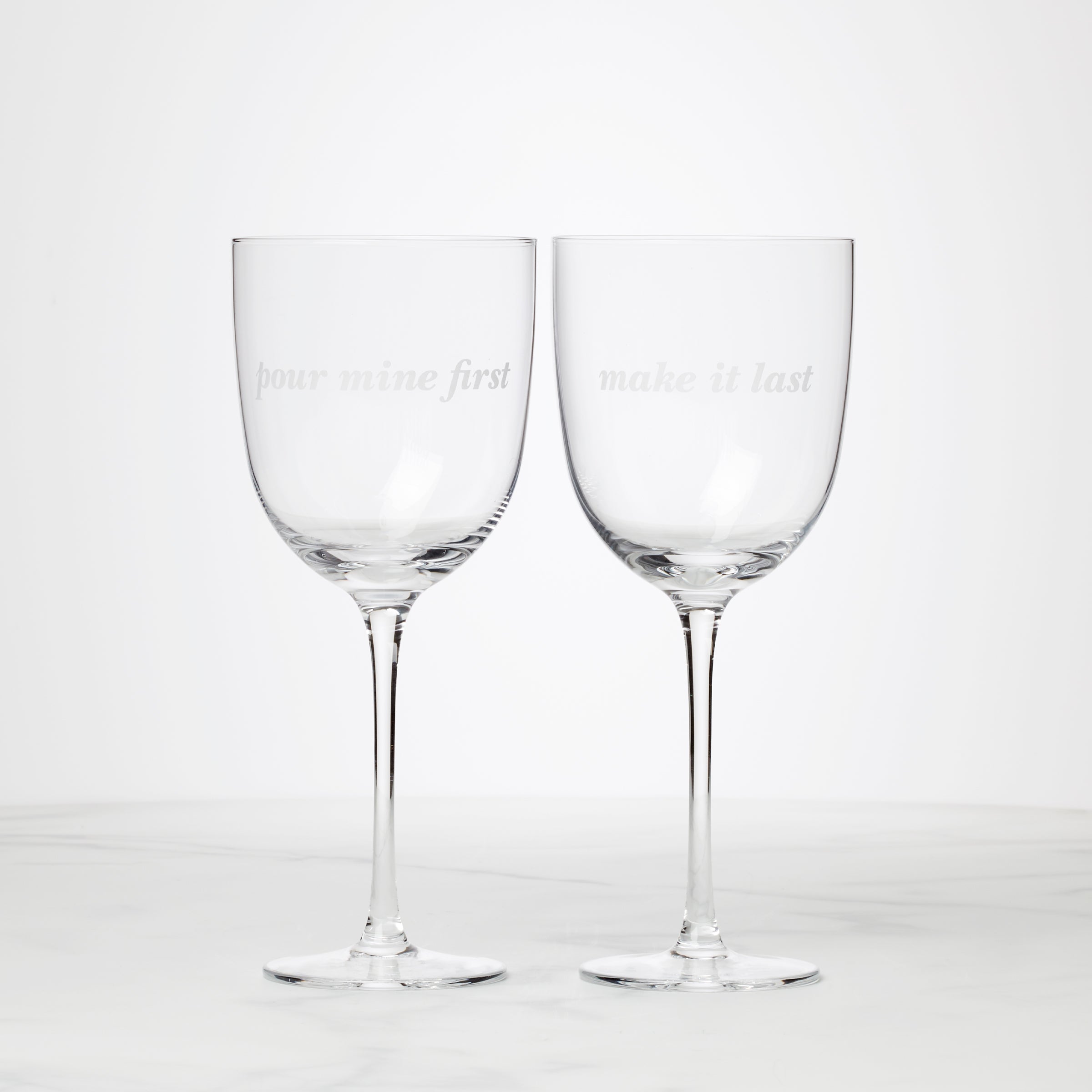 Wine Glasses Set of 2 for Lasting Pour | Pour Mine