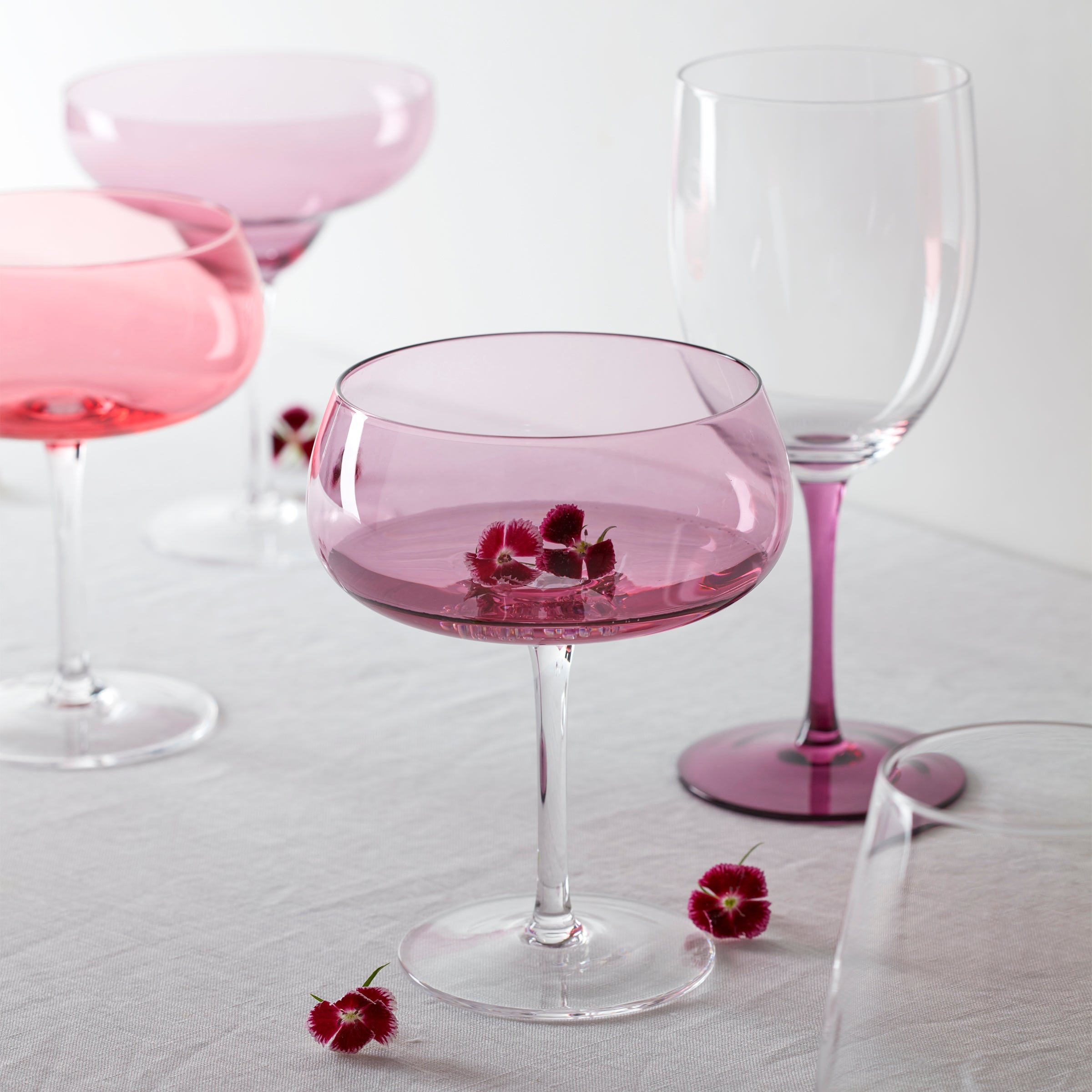 Colorful Wine Glasses Set of 4 for Entertaining | Bottoms Up