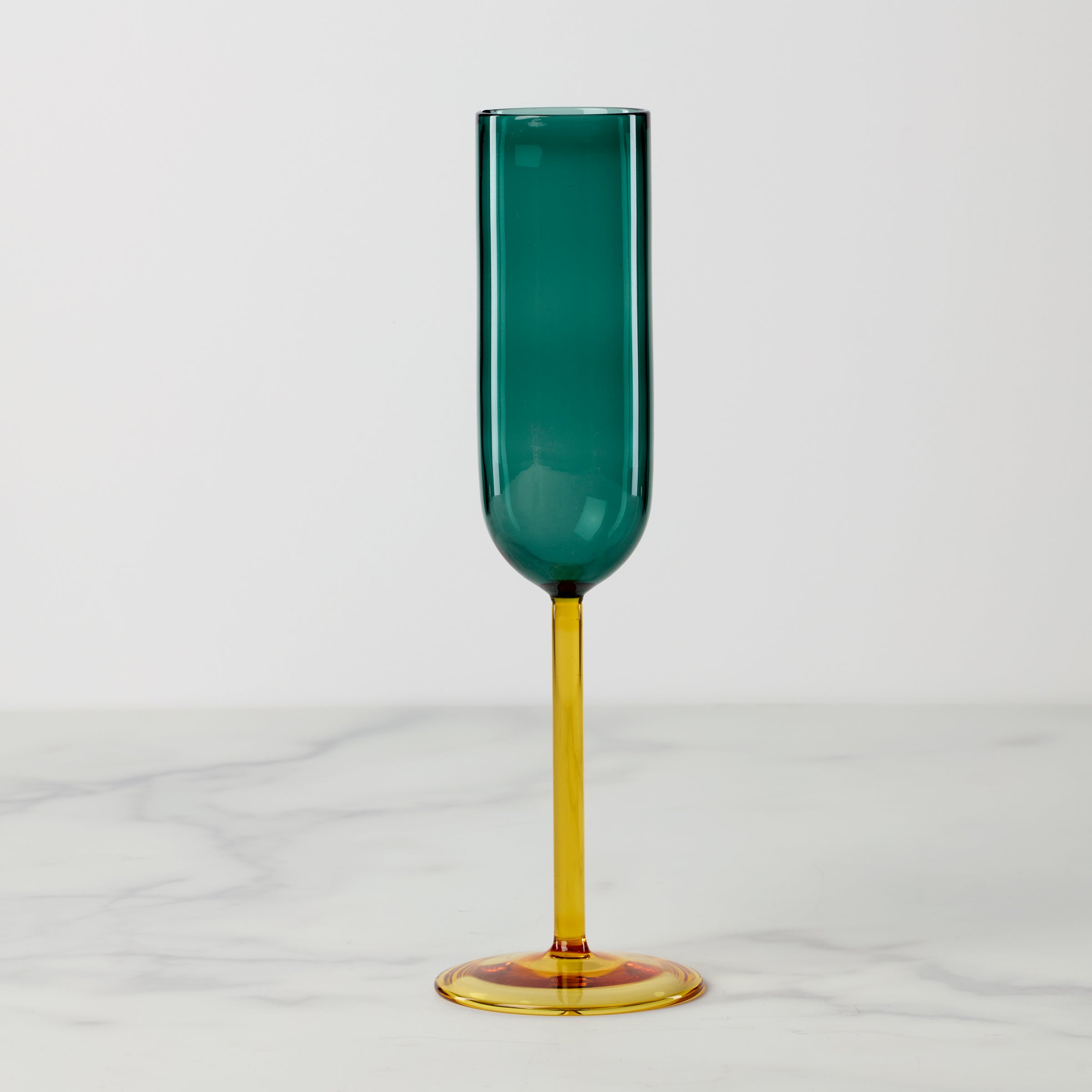 Handcrafted Champagne Flute in Borosilicate Glass | Niko Artisan