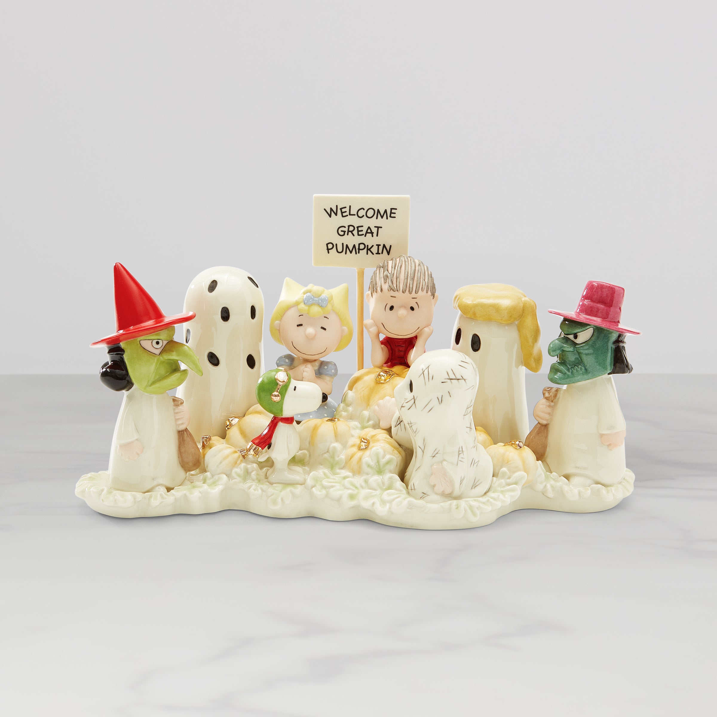 Halloween Great Pumpkin Ceramic Figurine with Hand-Painted Details | Peanuts