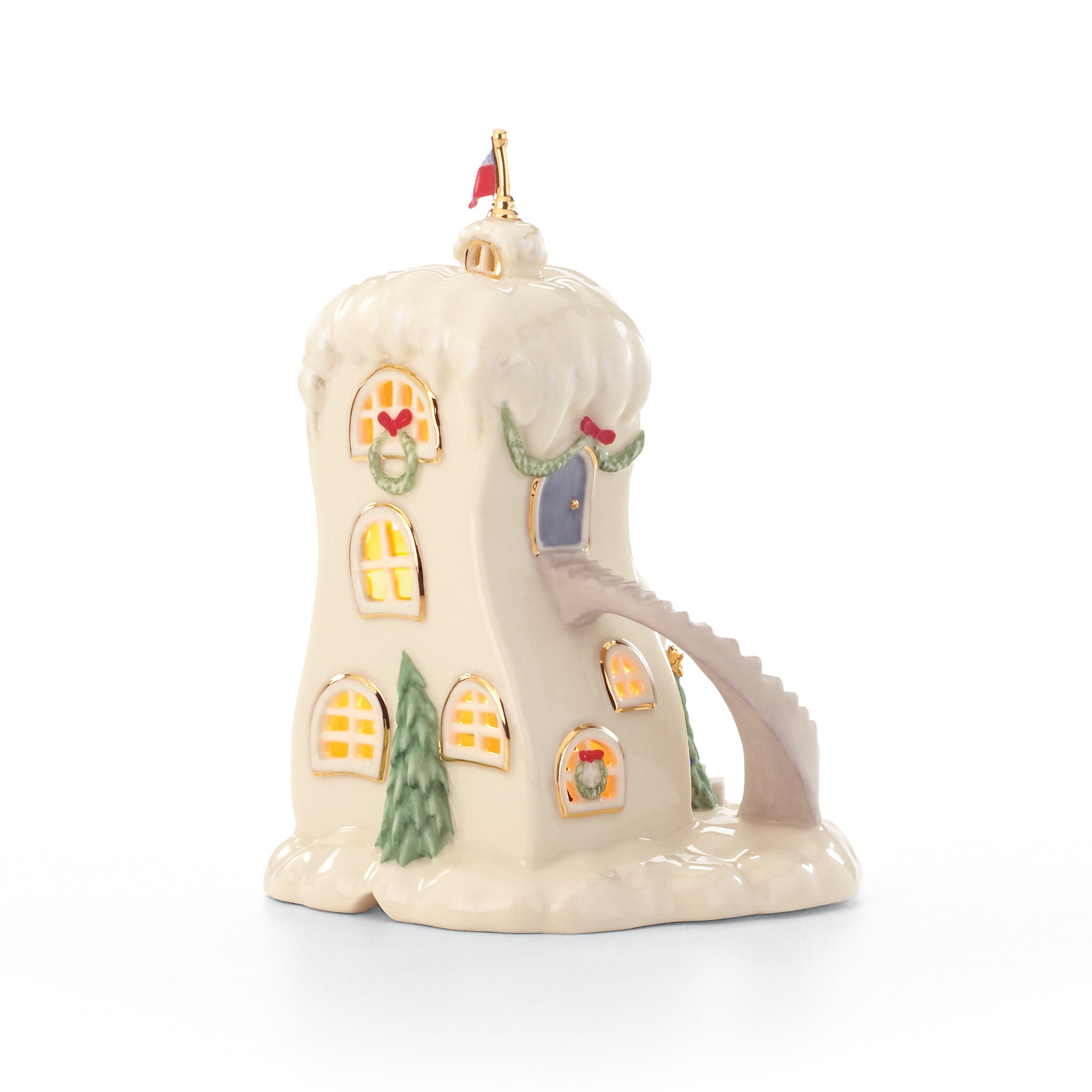 Porcelain Who-Ville Post Office Figurine for Holiday Displays | Dr. Seuss