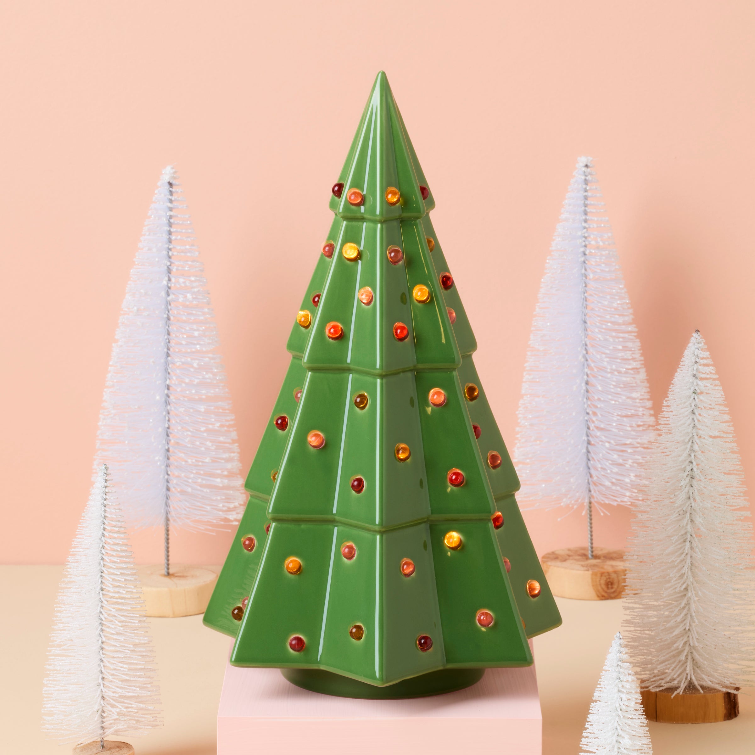 Large Lit Christmas Tree Figurine | Kate Spade New York