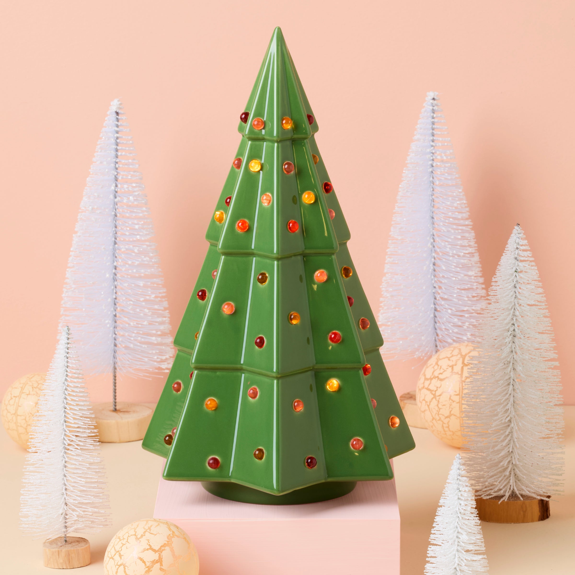 Large Lit Christmas Tree Figurine | Kate Spade New York