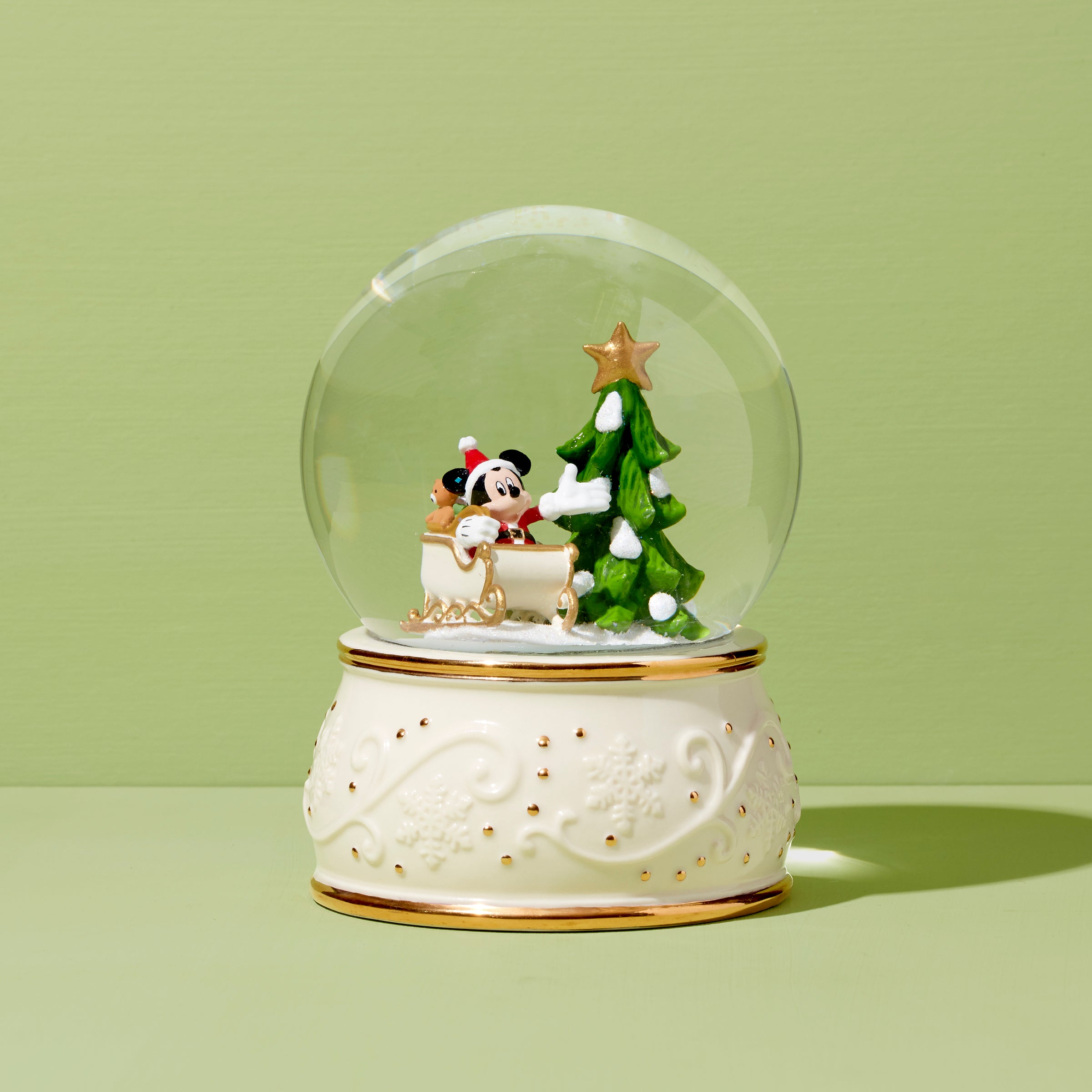 Disney Mickey Mouse Snow Globe | Festive Holiday Collectible