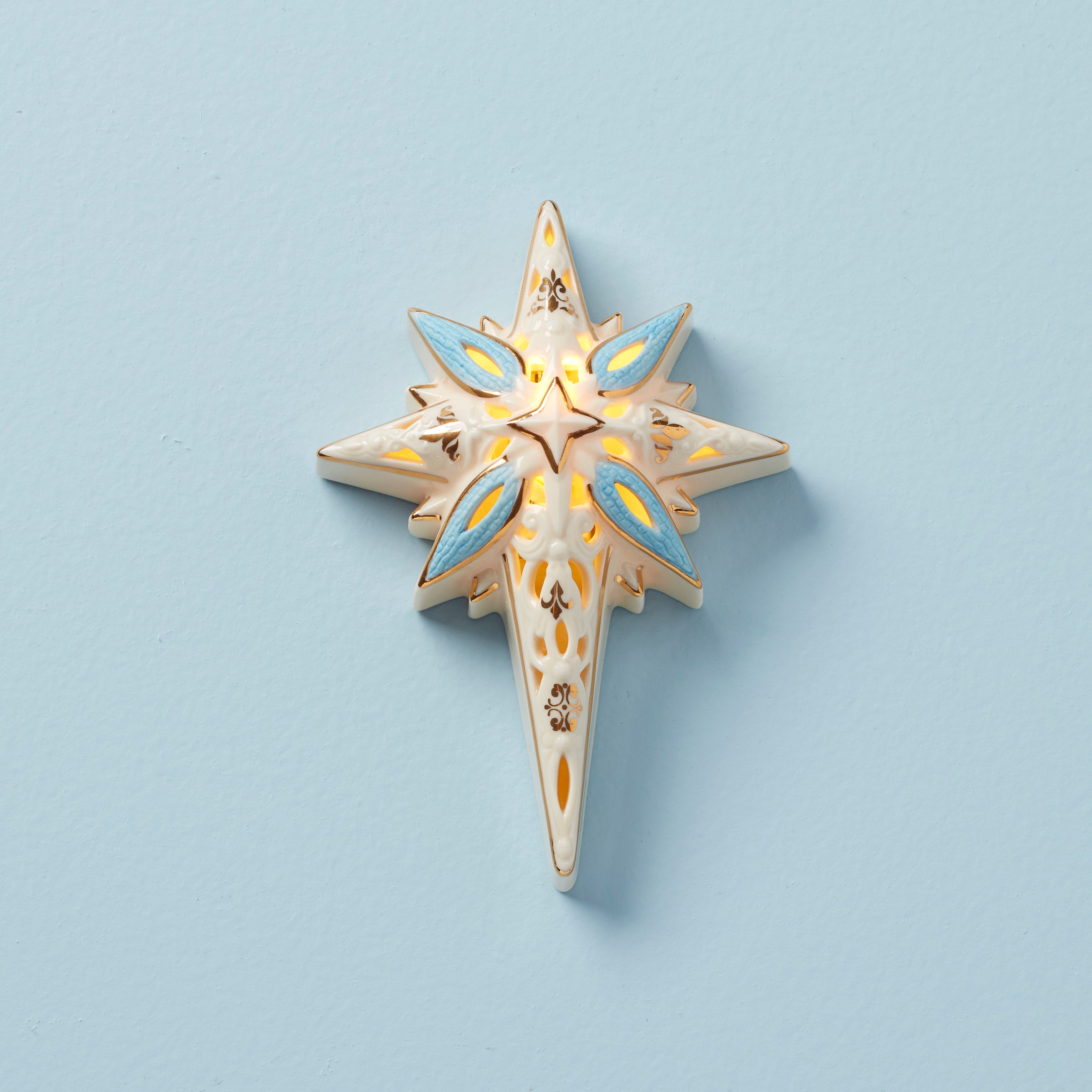 LED Nativity Star Figurine with Lights | First Blessing
