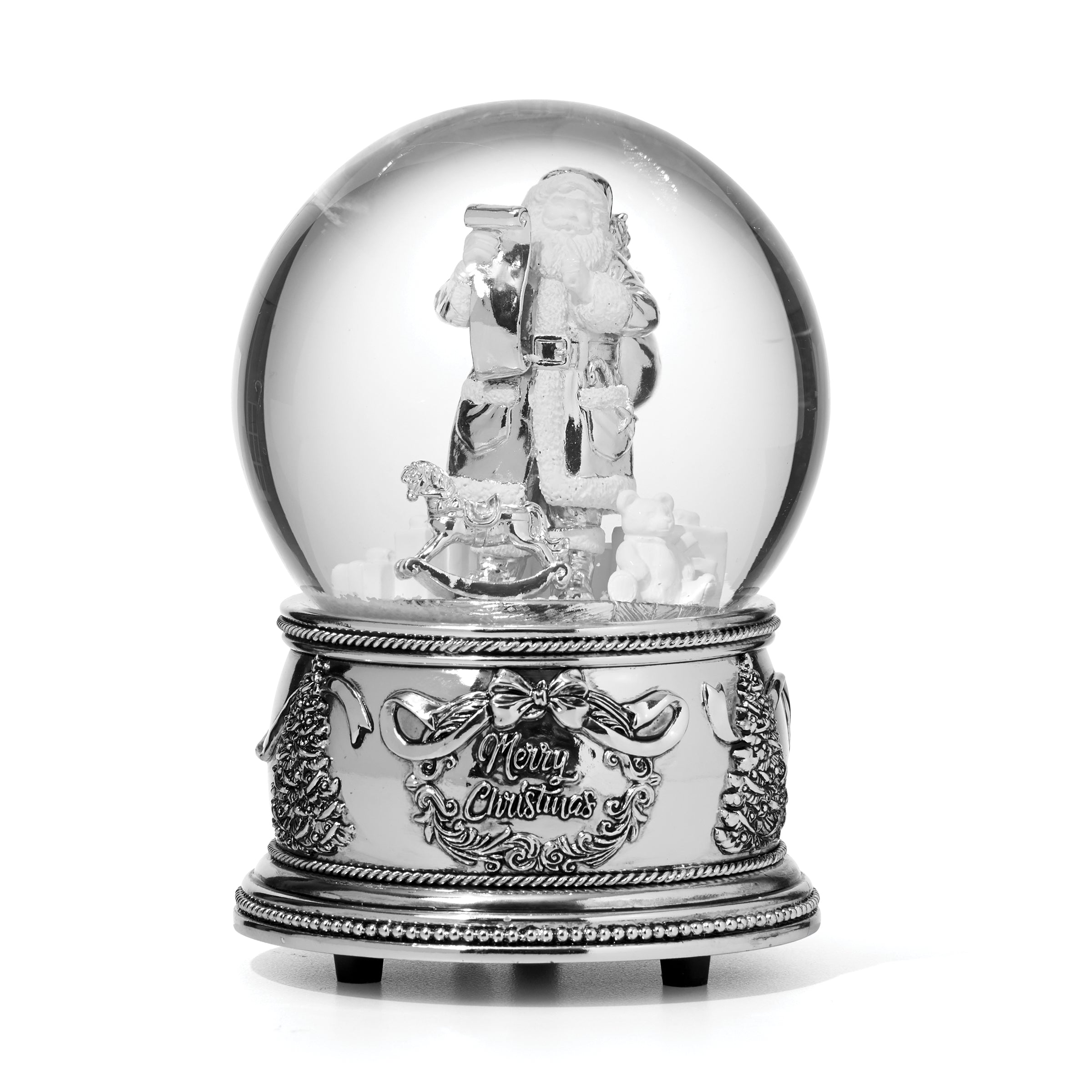 Musical Snow Globe with Santa | Christmas Holiday Decor
