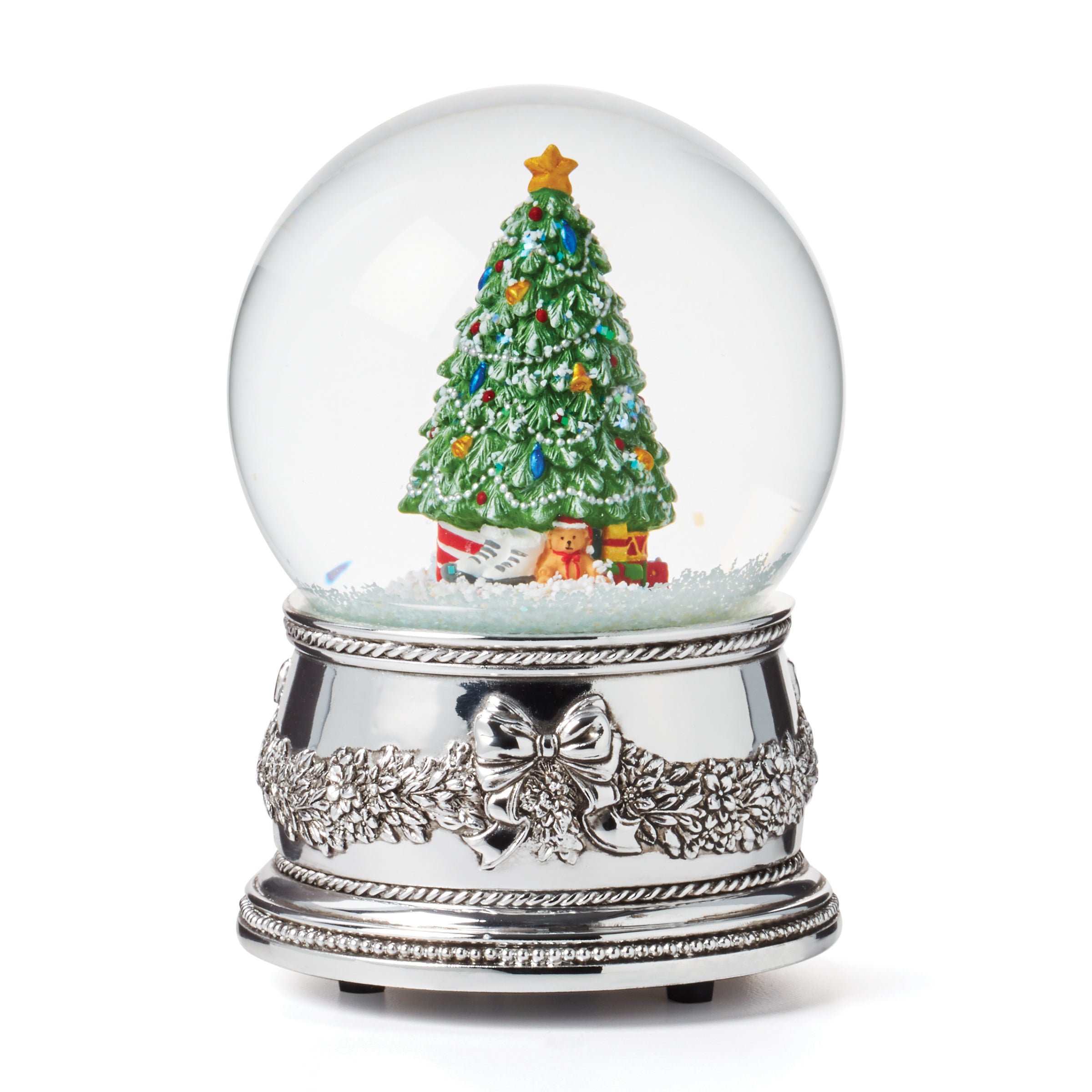 Musical Snow Globe with Christmas Tree & Holiday Tune | Festive Decor