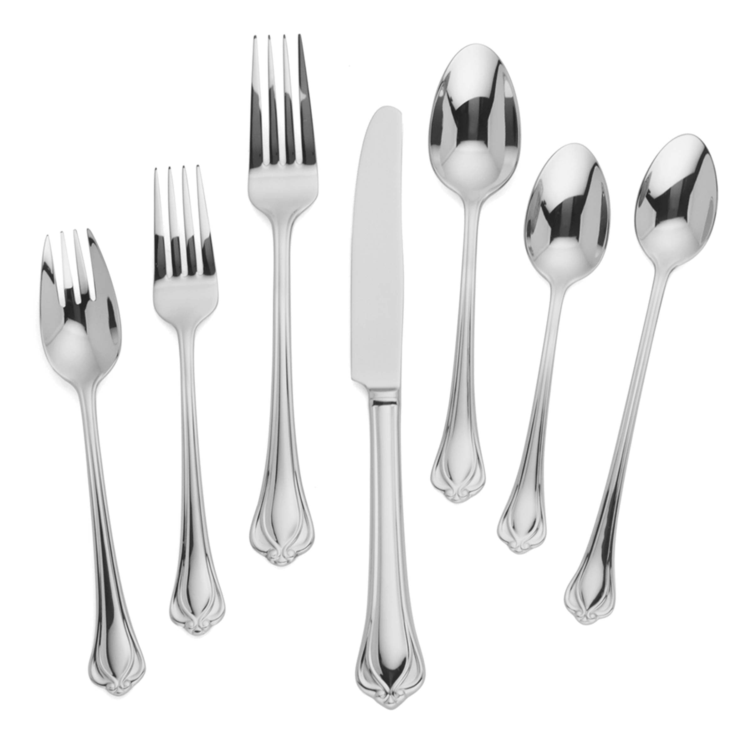 Elegant 89-Piece Stainless Steel Flatware Set | Alcott