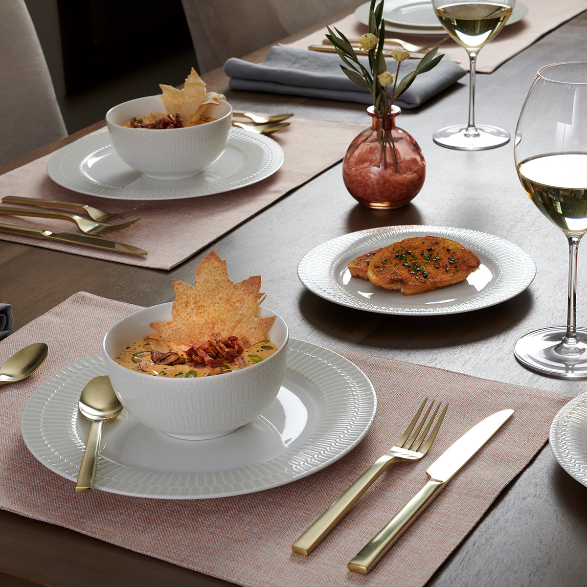 20-Piece Flatware Set with Modern Square Handles | Chef's Table