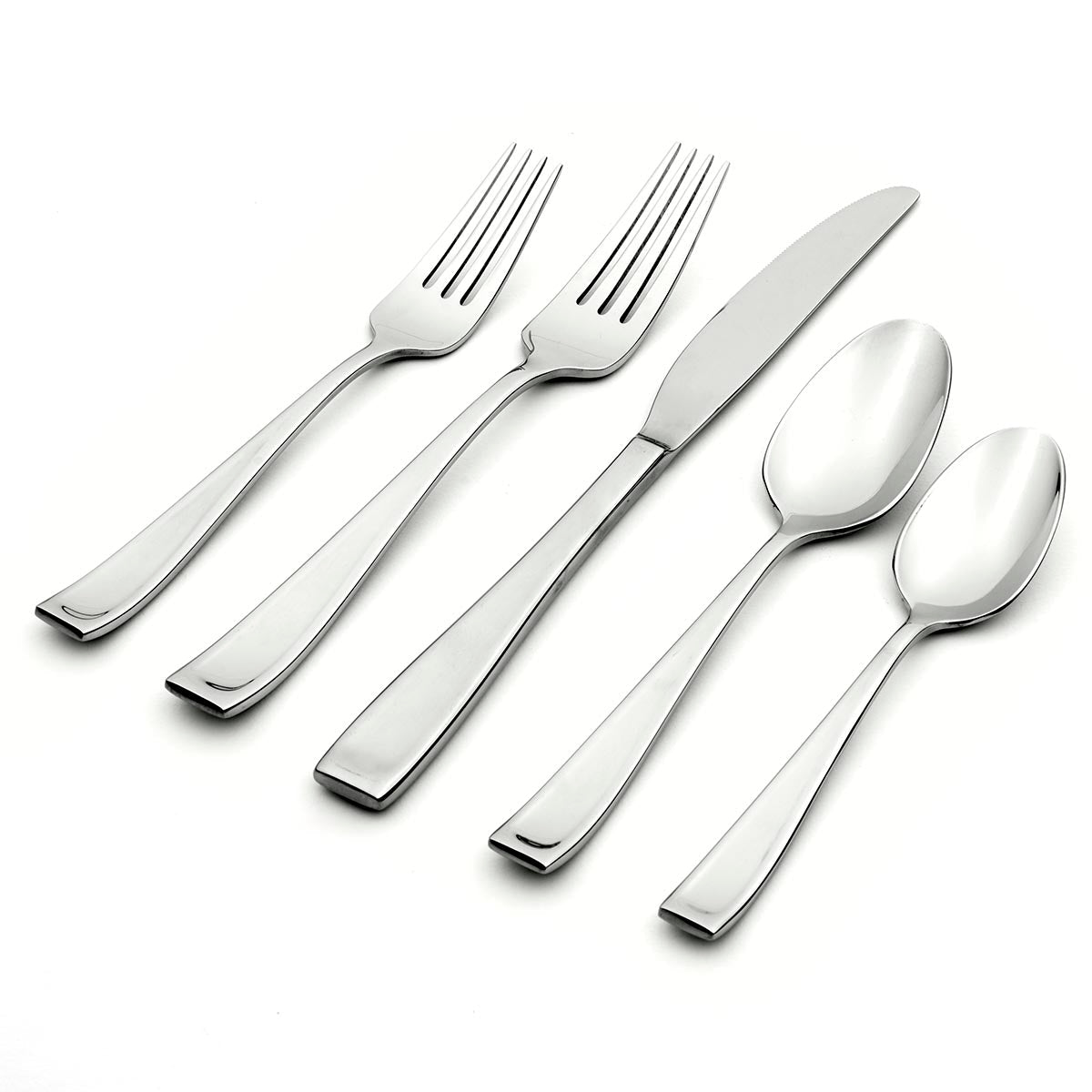 5-Piece Dinnerware Set - Classic Modern Place Setting | Moda
