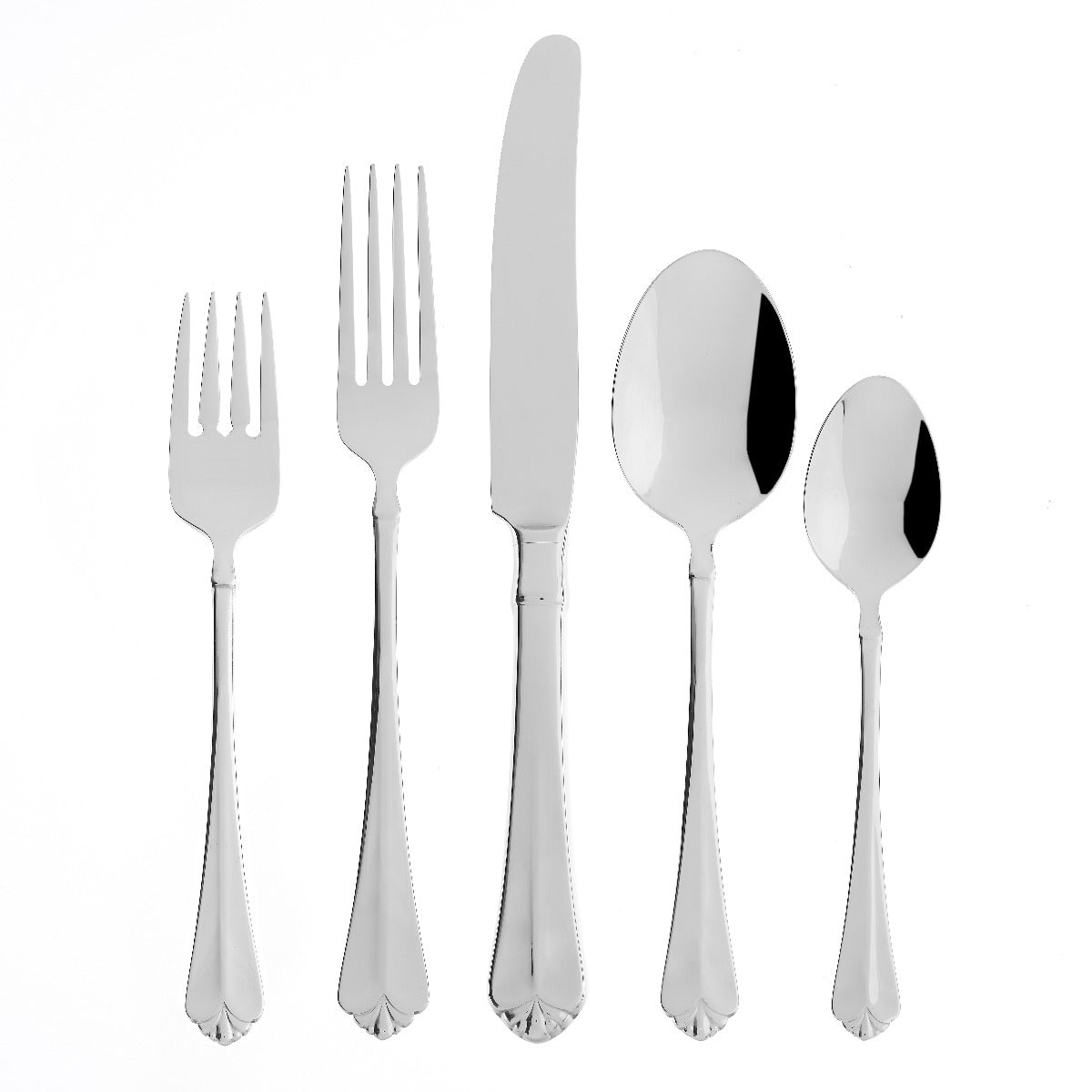 45-Piece Flatware Set with Trefoil Tip Design | Juilliard